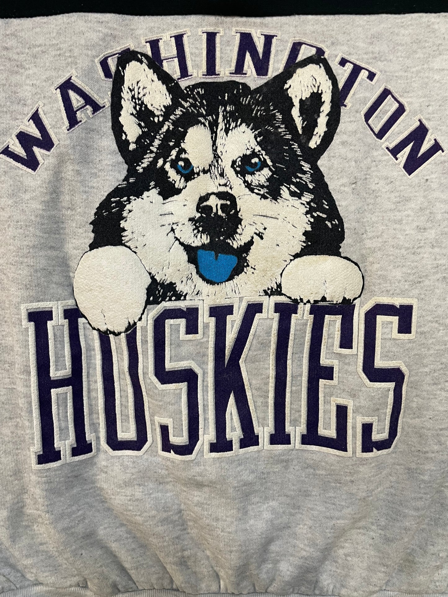 Vintage 1990s UW University of Washington Huskies quarter zip
