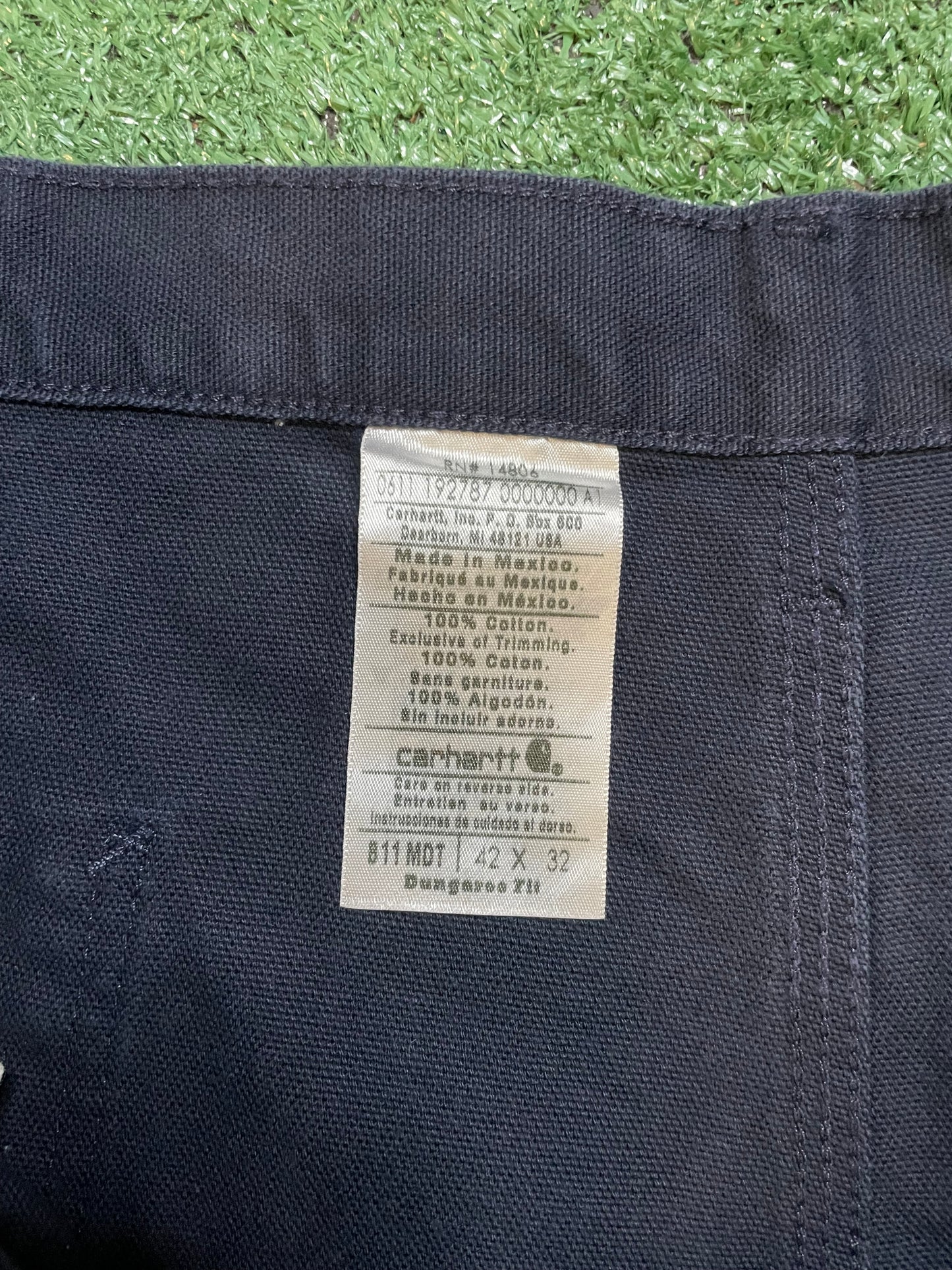 Carhartt navy carpenter pants