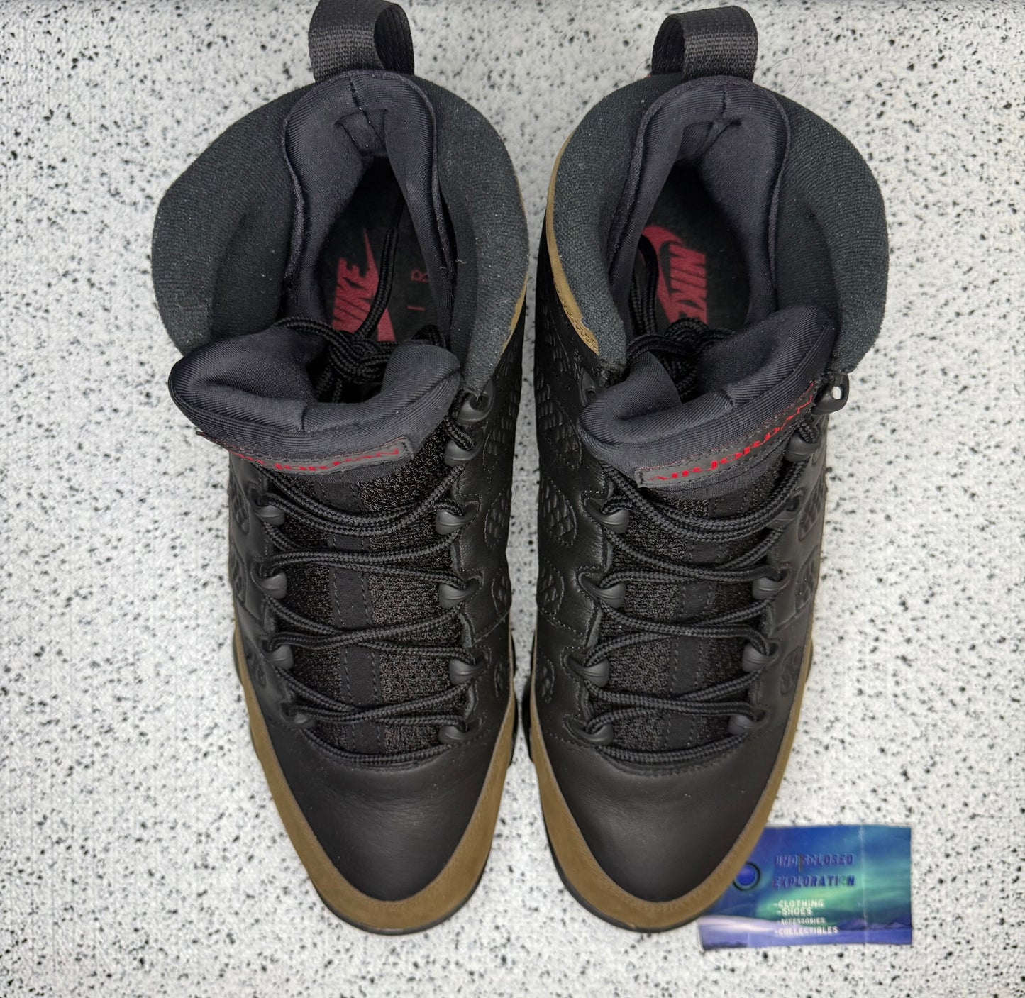 Jordan 9 Olive 10.5 Men/12 Women “Preowned”