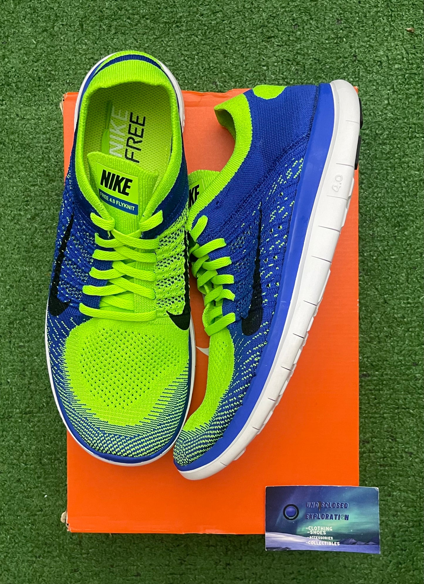 Nike Free Flyknit 4.0 Seahawks