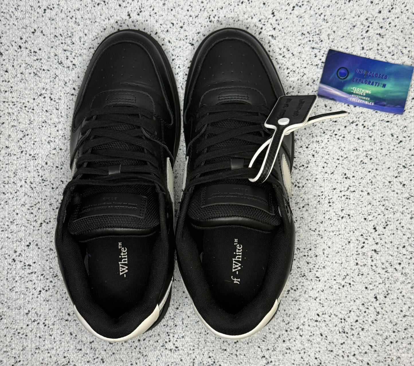 Off-White Out Of Office OOO Low Tops 43 EU/ 10 Men “Preowned”