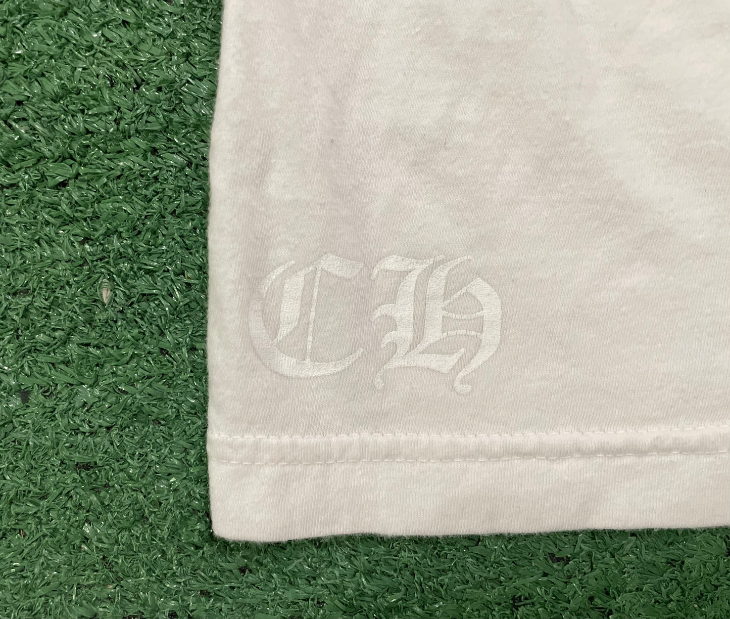 Chrome Hearts neck logo white longsleeve