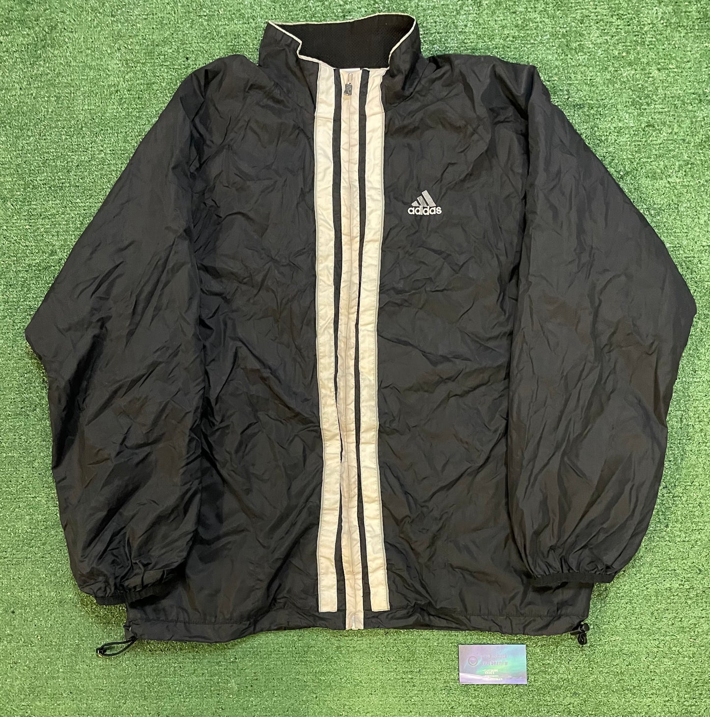 Vintage 1990s Adidas Three Stripes track jacket