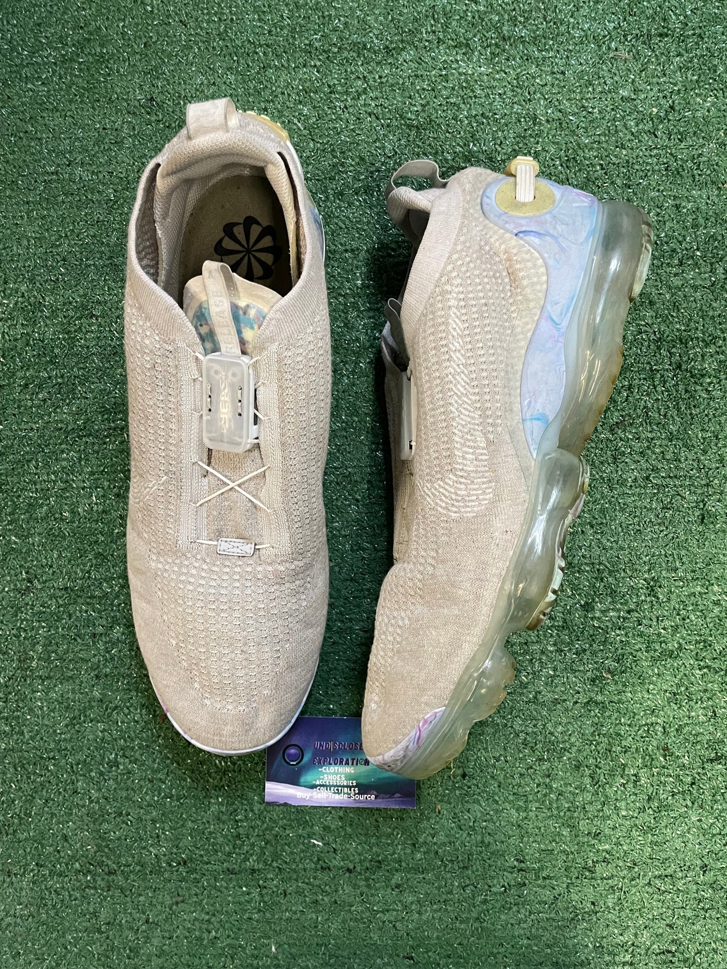 Nike vapormax 2020 flyknit summit white size 15men/16.5women