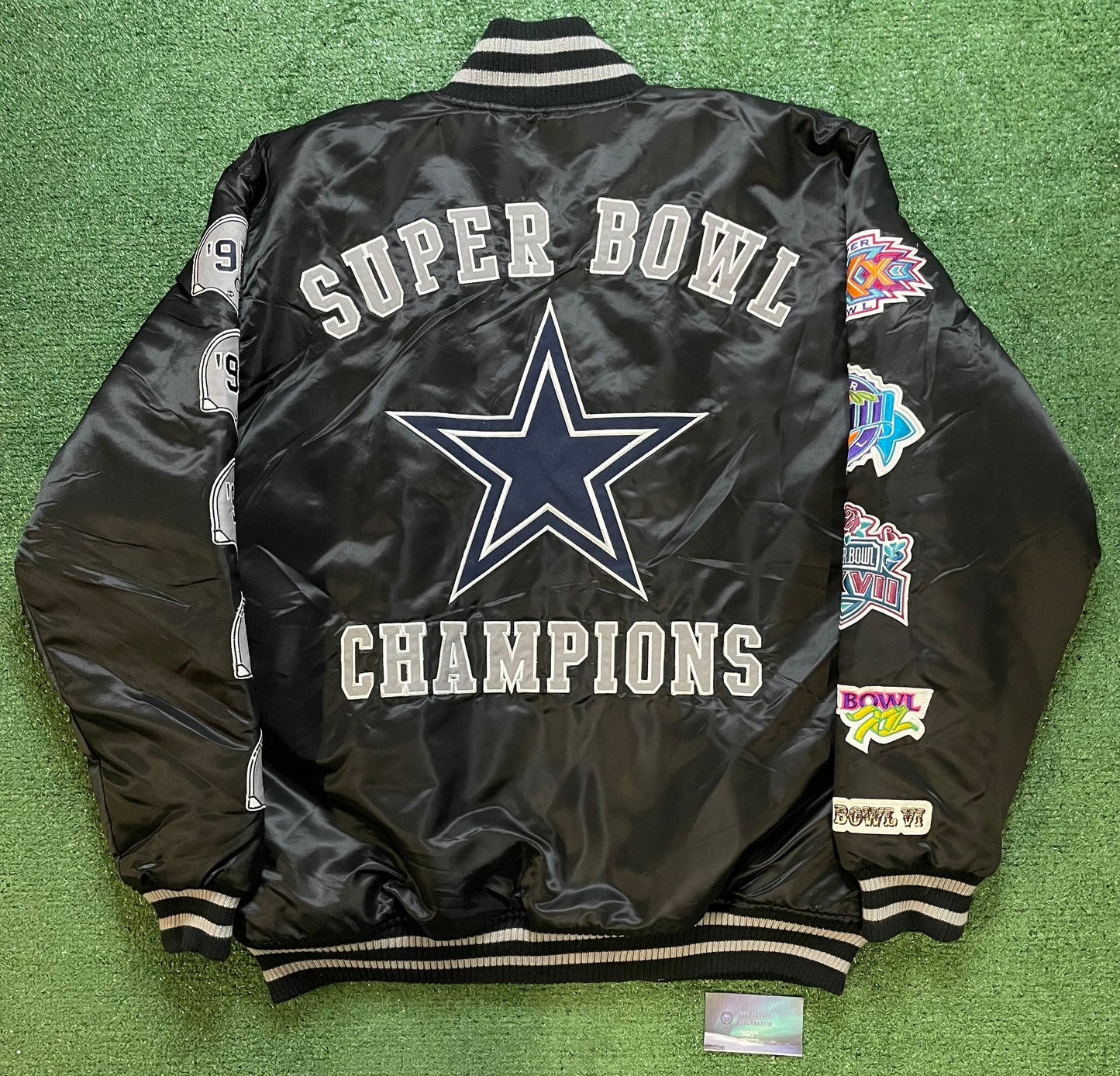 Vintage 1990s Dallas cowboys Jeff Hamilton Super Bowl Champions jacket