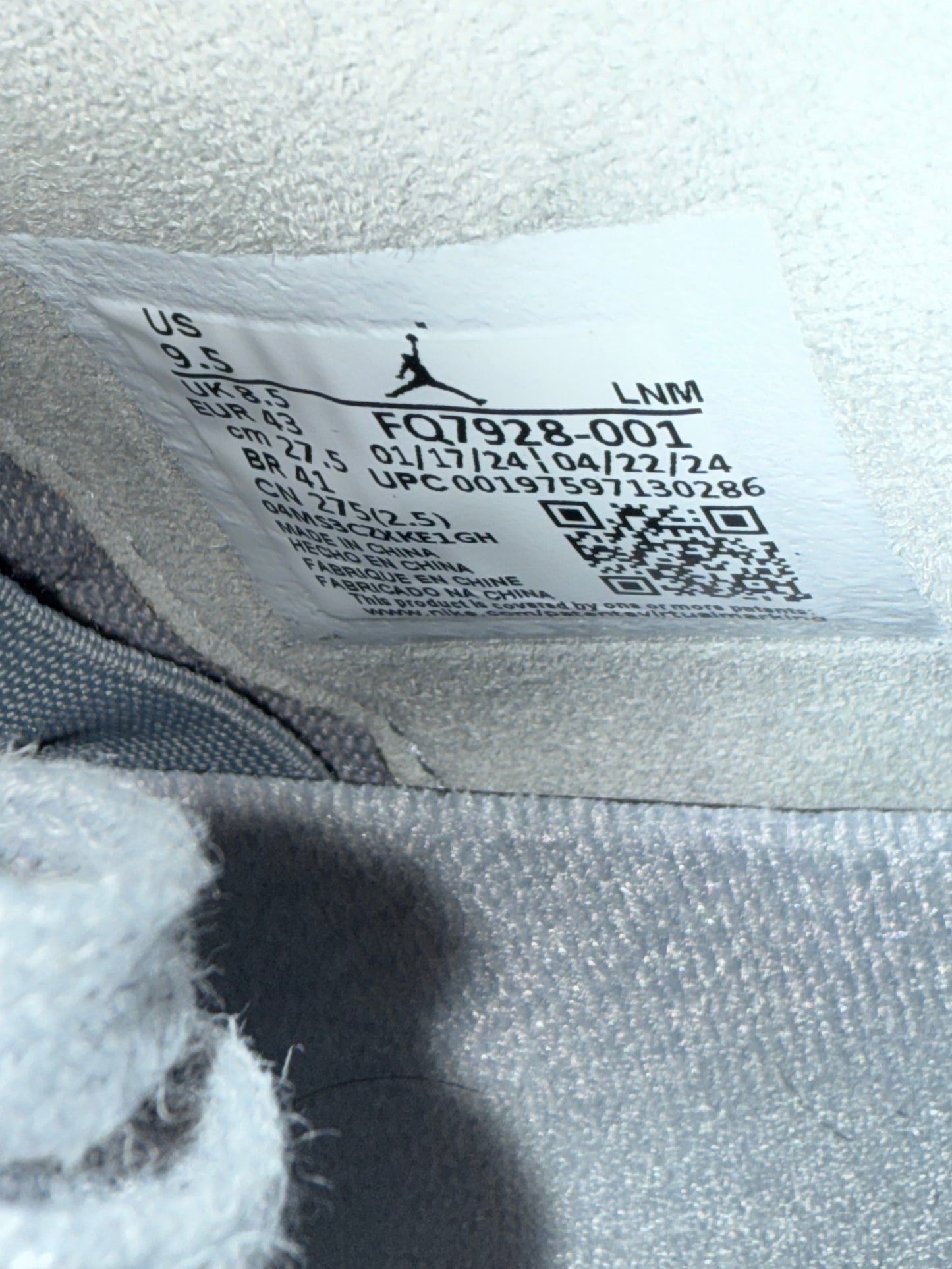 Jordan 4 Wet Cement