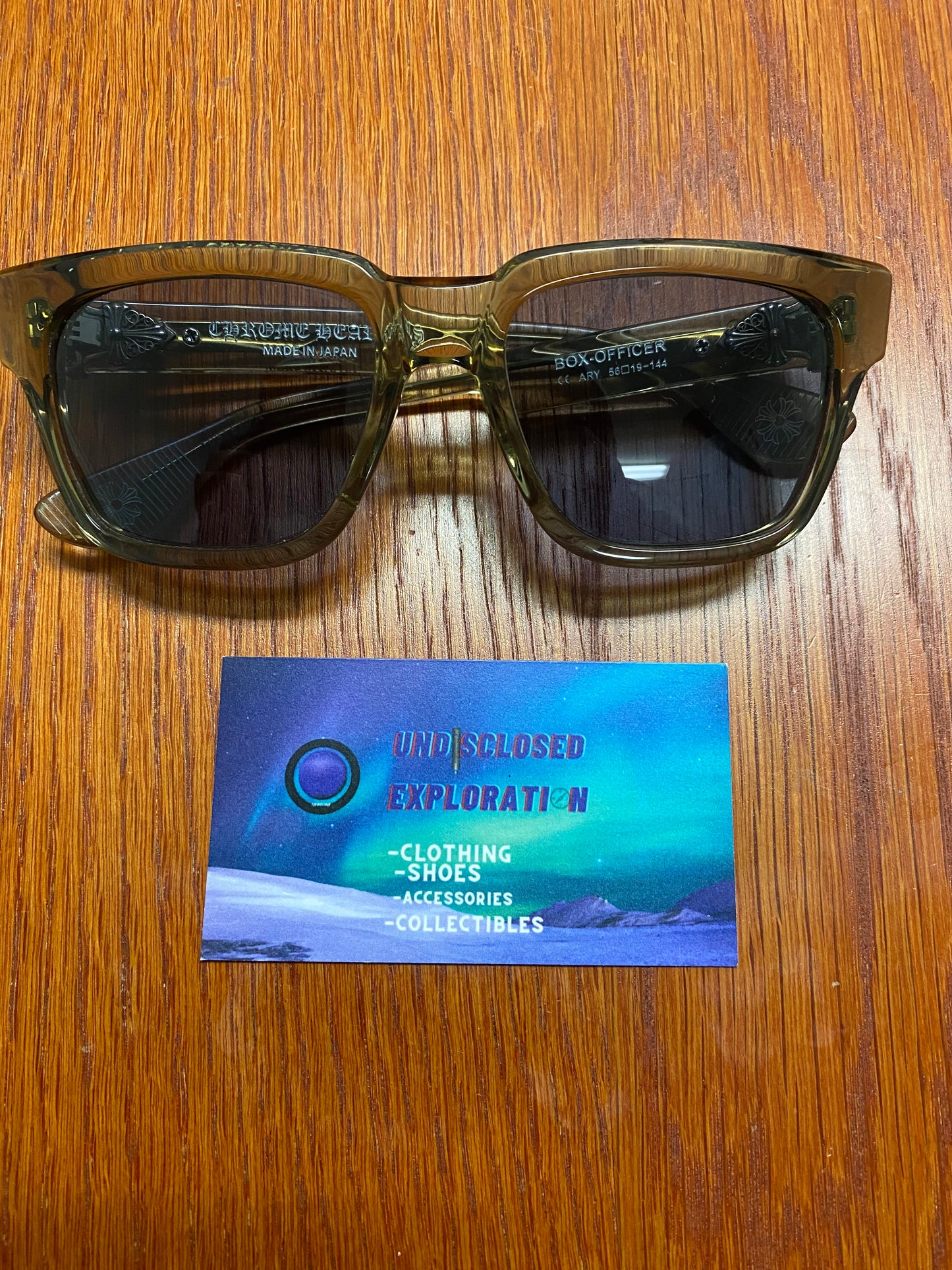 Chrome hearts box officer glasses