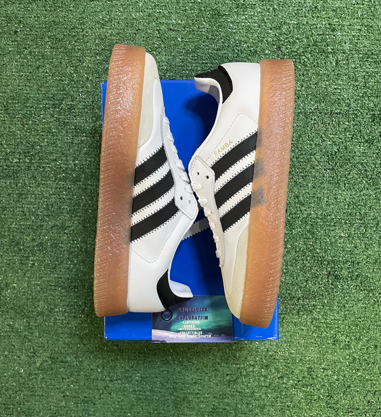 Adidas Sambae white black gum