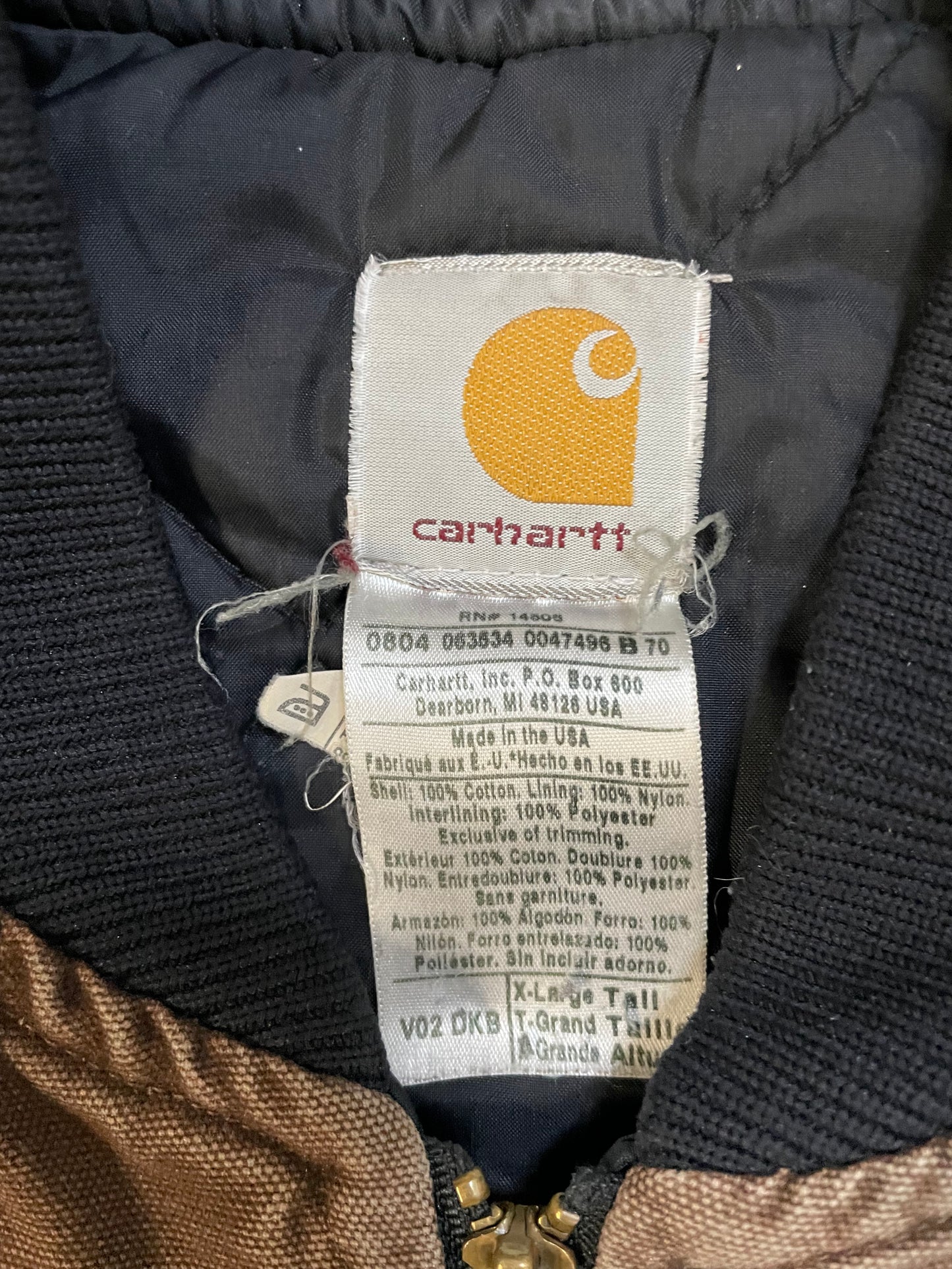 Vintage Carhartt dark brown vest