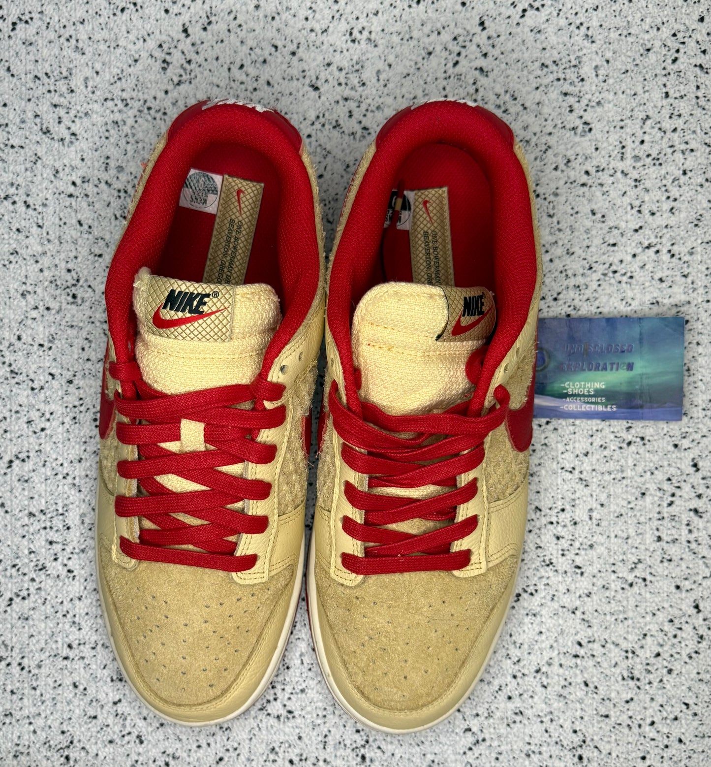 Nike Dunk Low Strawberry and Waffles 9 Men/10.5 Women “Preowned”