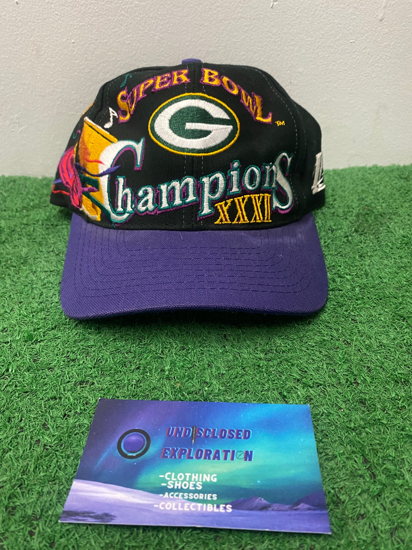 Vintage 1997 Super Bowl 31 champions Green Bay hat