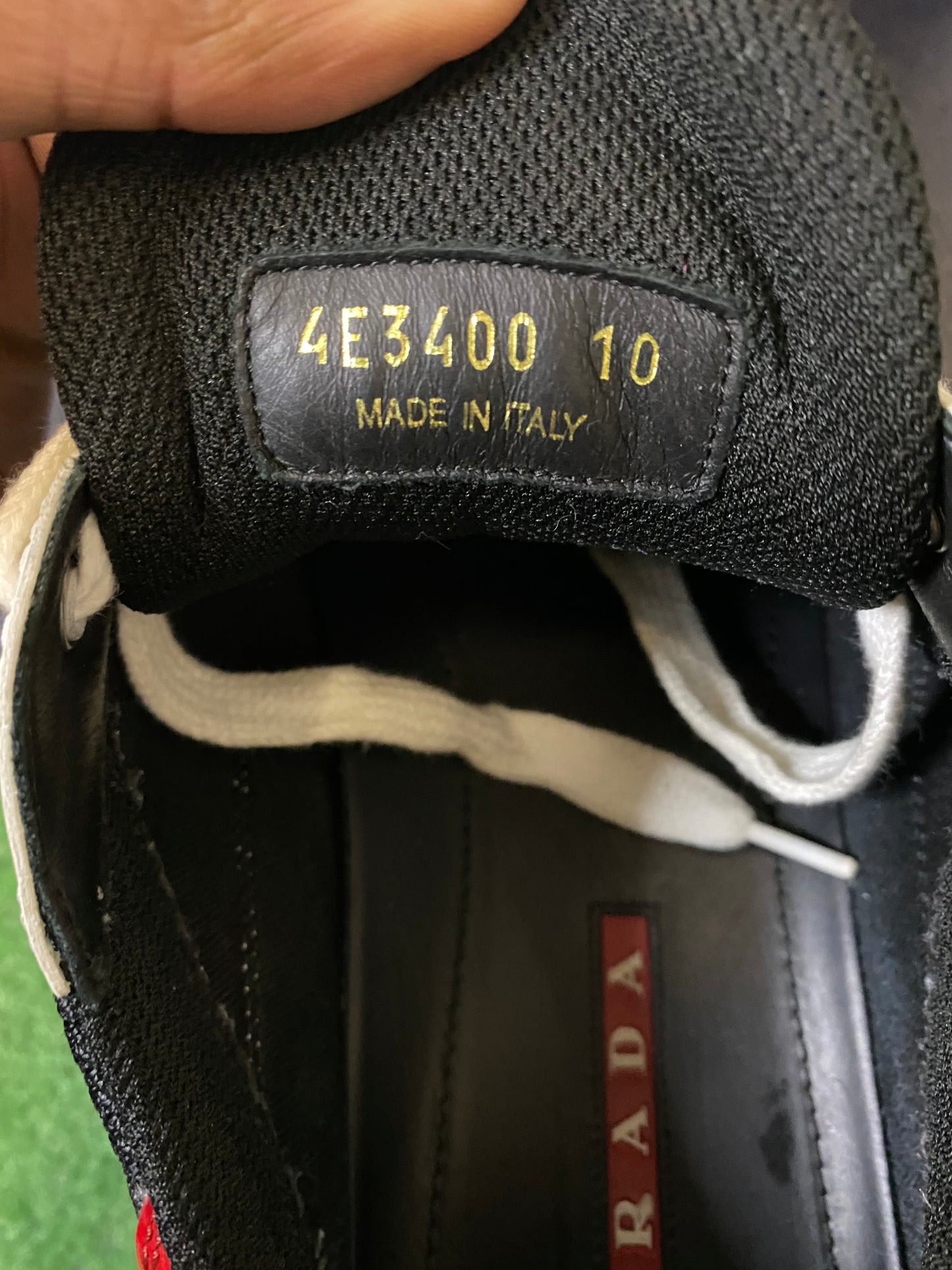 Prada America Cup White red 11men/12.5women
