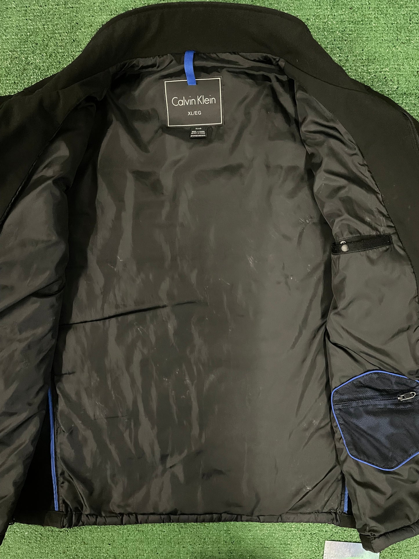 Calvin Klein Black quilted jacket