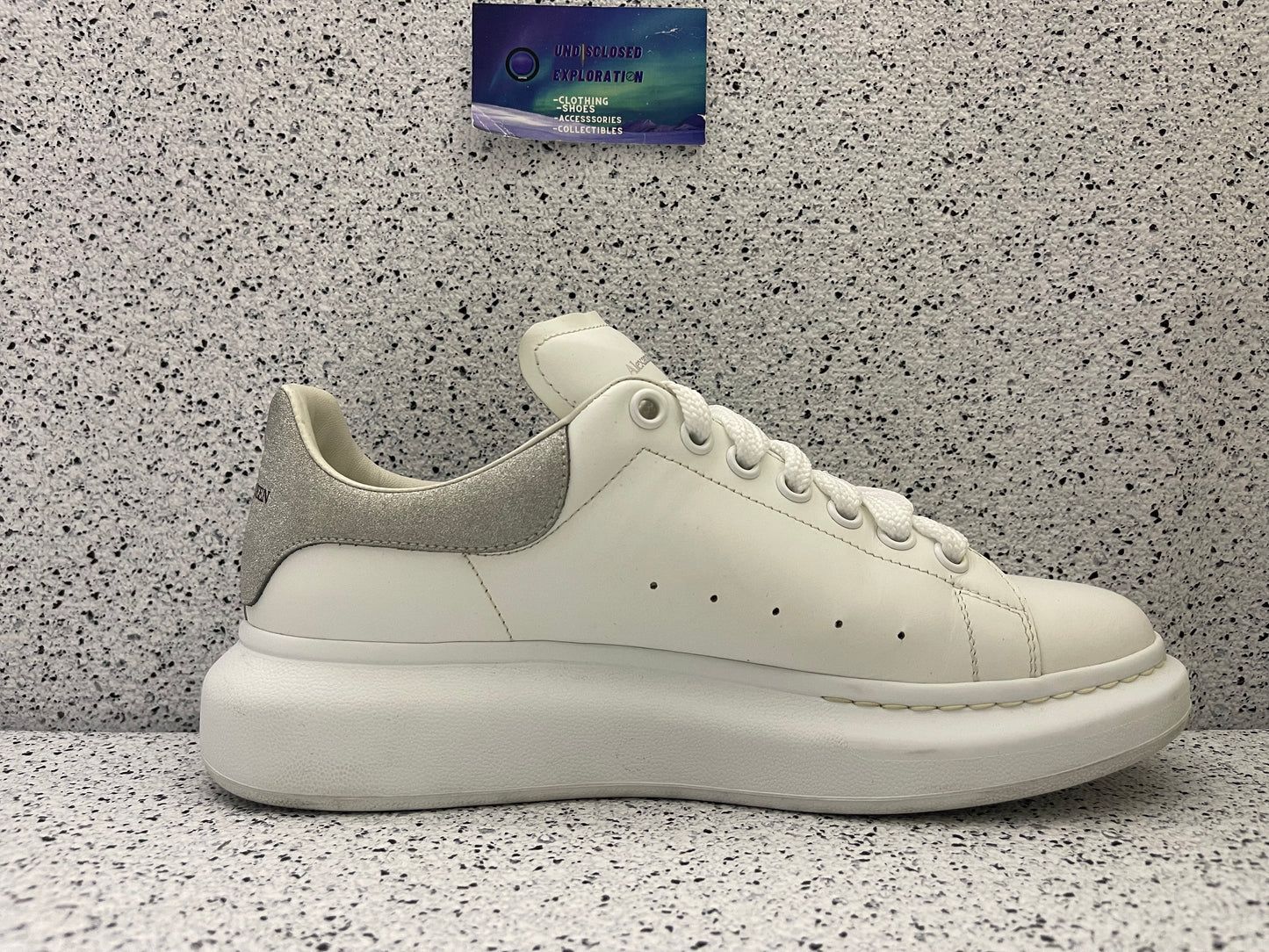 Alexander McQueen Oversized White/Silver 42.5 EU/9.5 Men “Preowned”