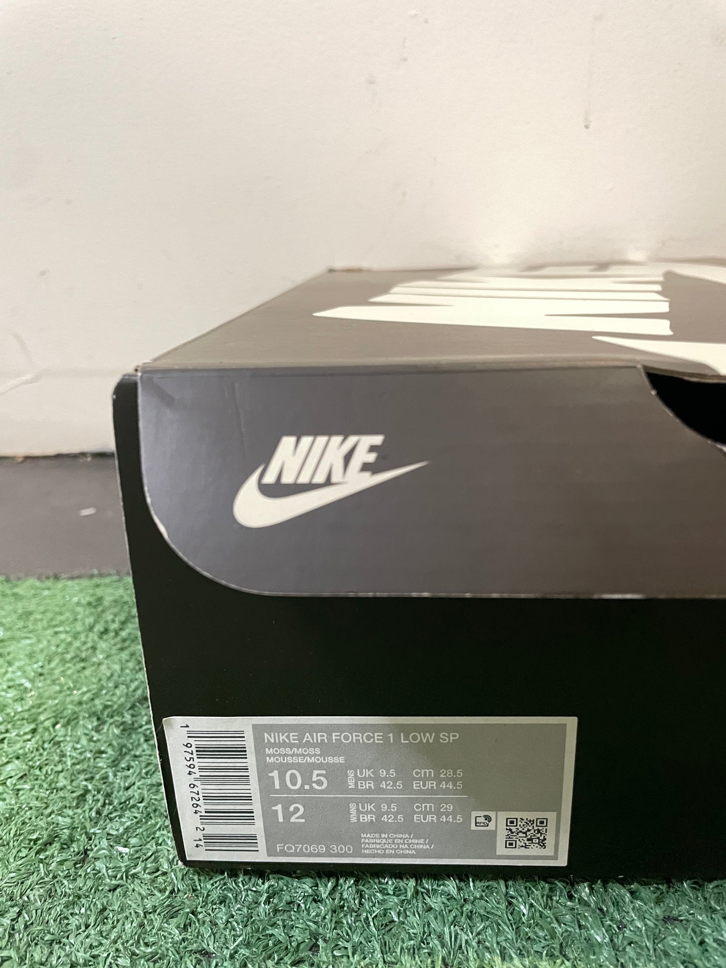 Nike Air Force 1 Low CPFM moss green size 10.5men/12women