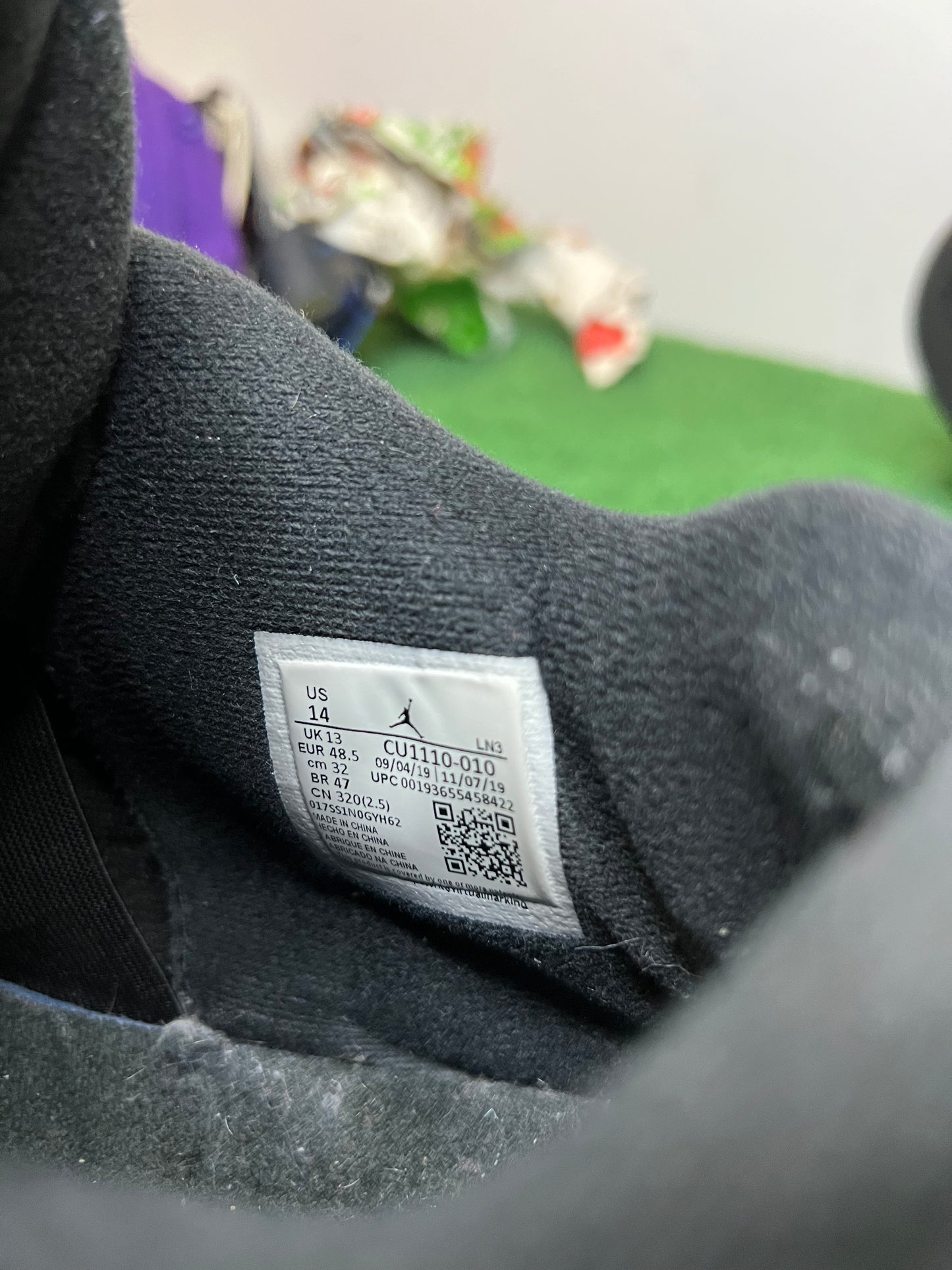 Jordan 4 black cat 2020 size 14men/15.5women