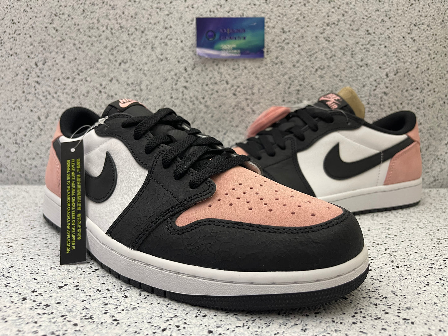 Jordan 1 Low Bleach Coral