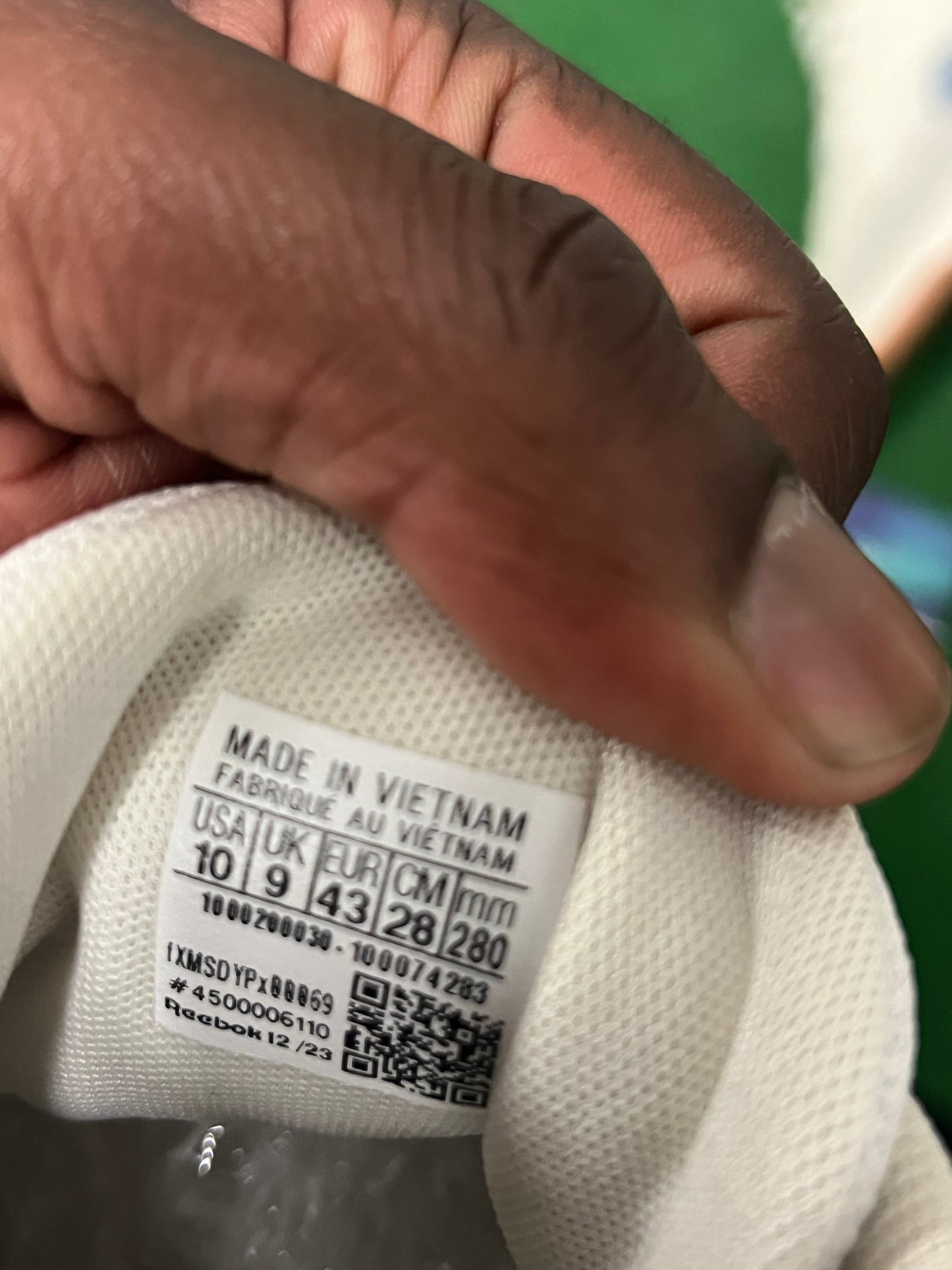 Reebok court advance chalk vintage blue size 10men/11.5women