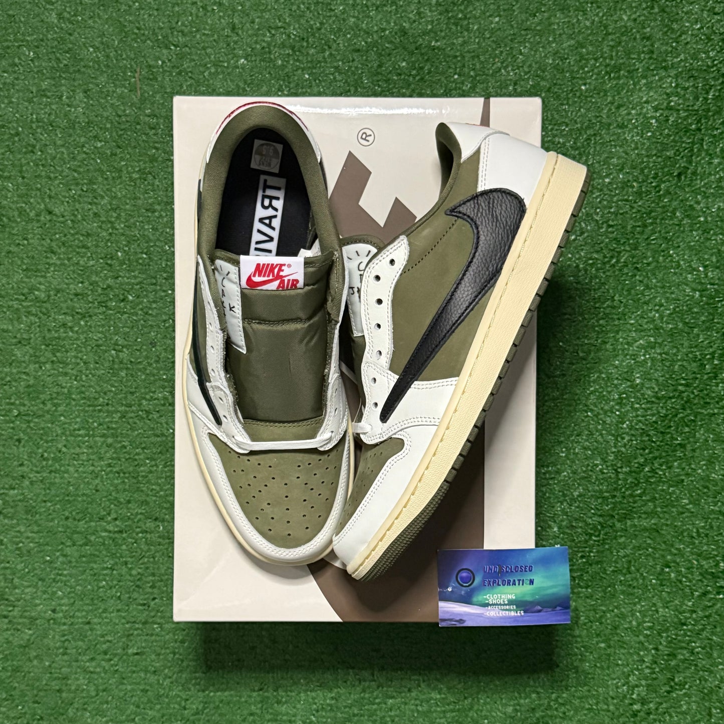 Jordan 1 Low Travis Scott Medium Olive
