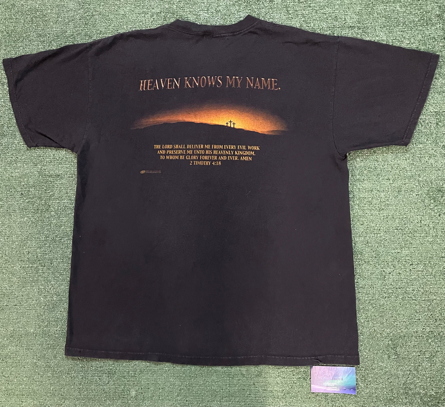 Vintage 1990s Jesus Because of Him tee