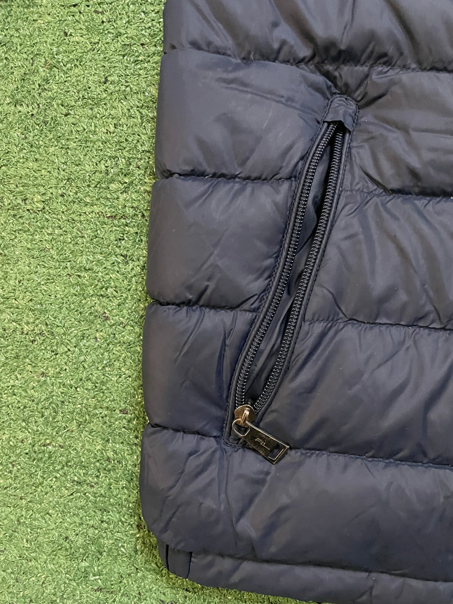 Polo Ralph Lauren quilted hooded navy jacket