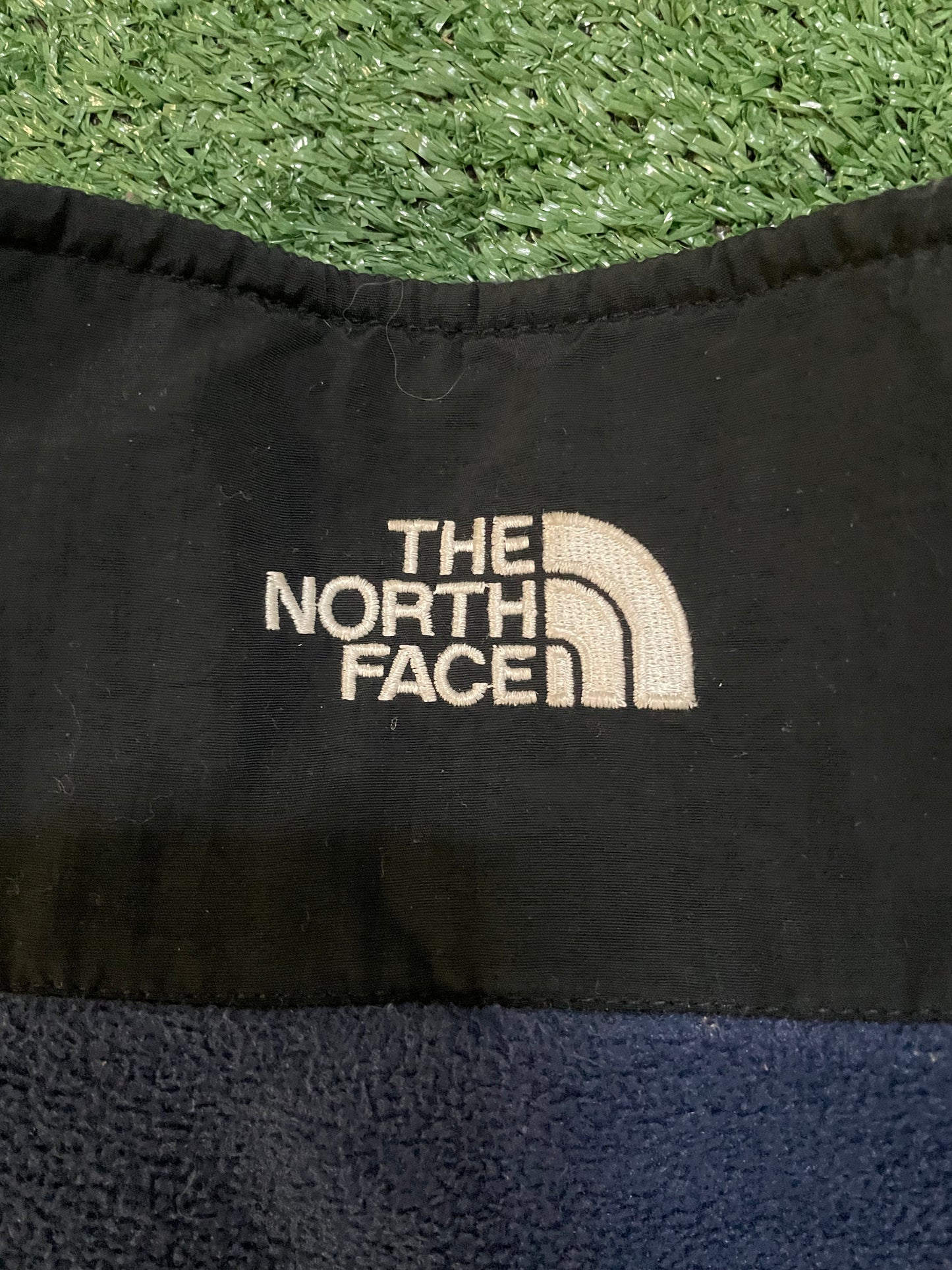 Vintage 1990s The North Face dark blue fleece jacket