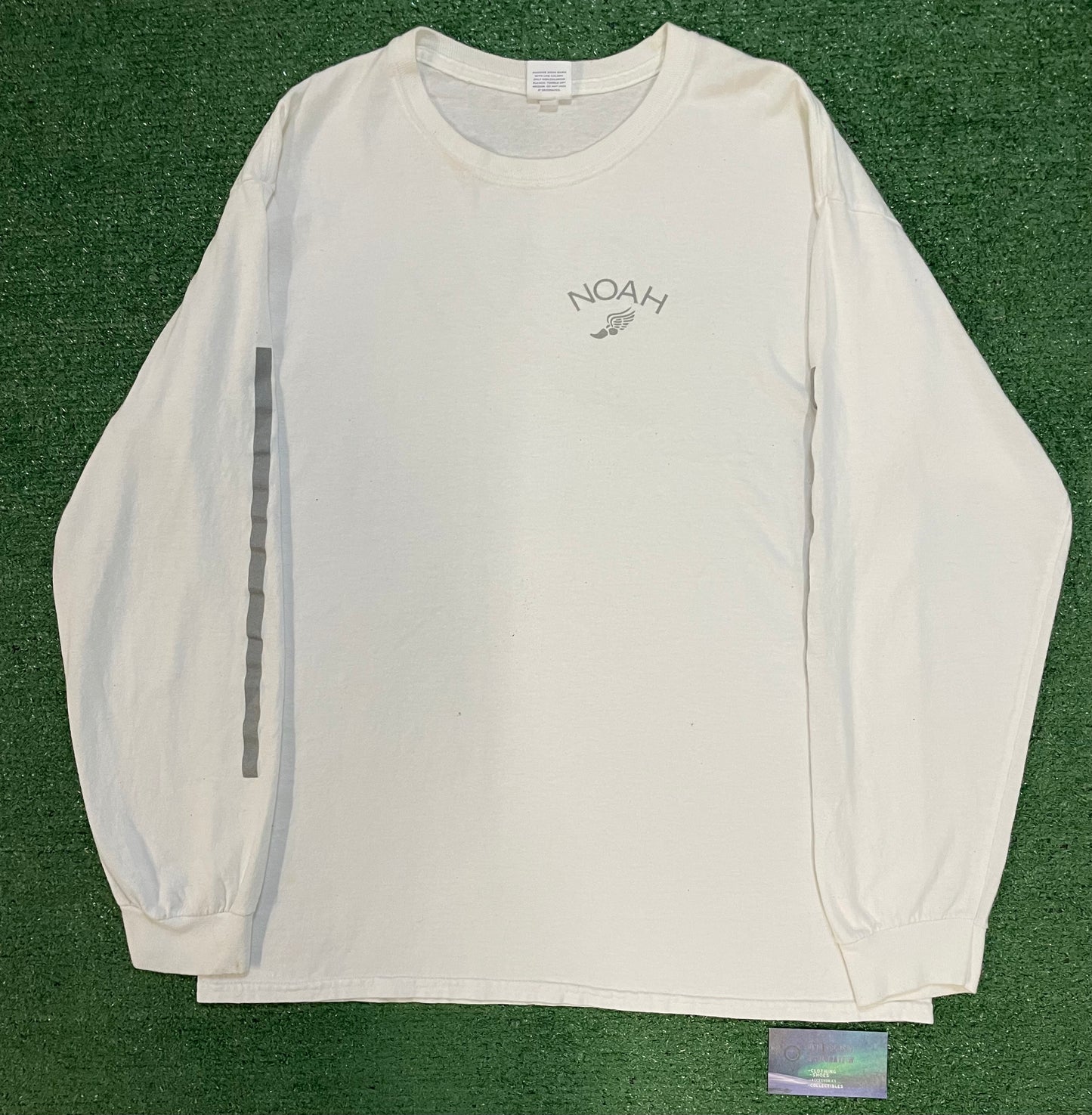 Noah white longsleeve tee
