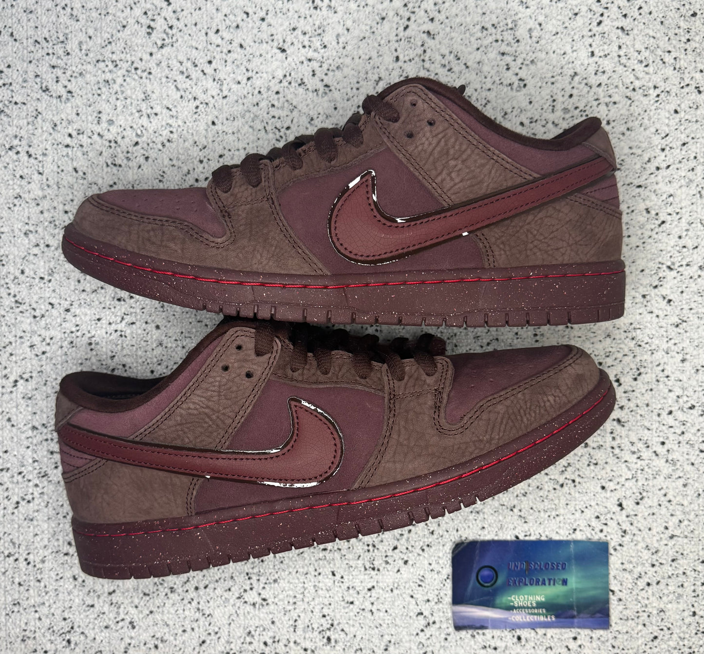 Nike Dunk SB Low Burgundy Crush 9 Men/10.5 Women “Preowned”