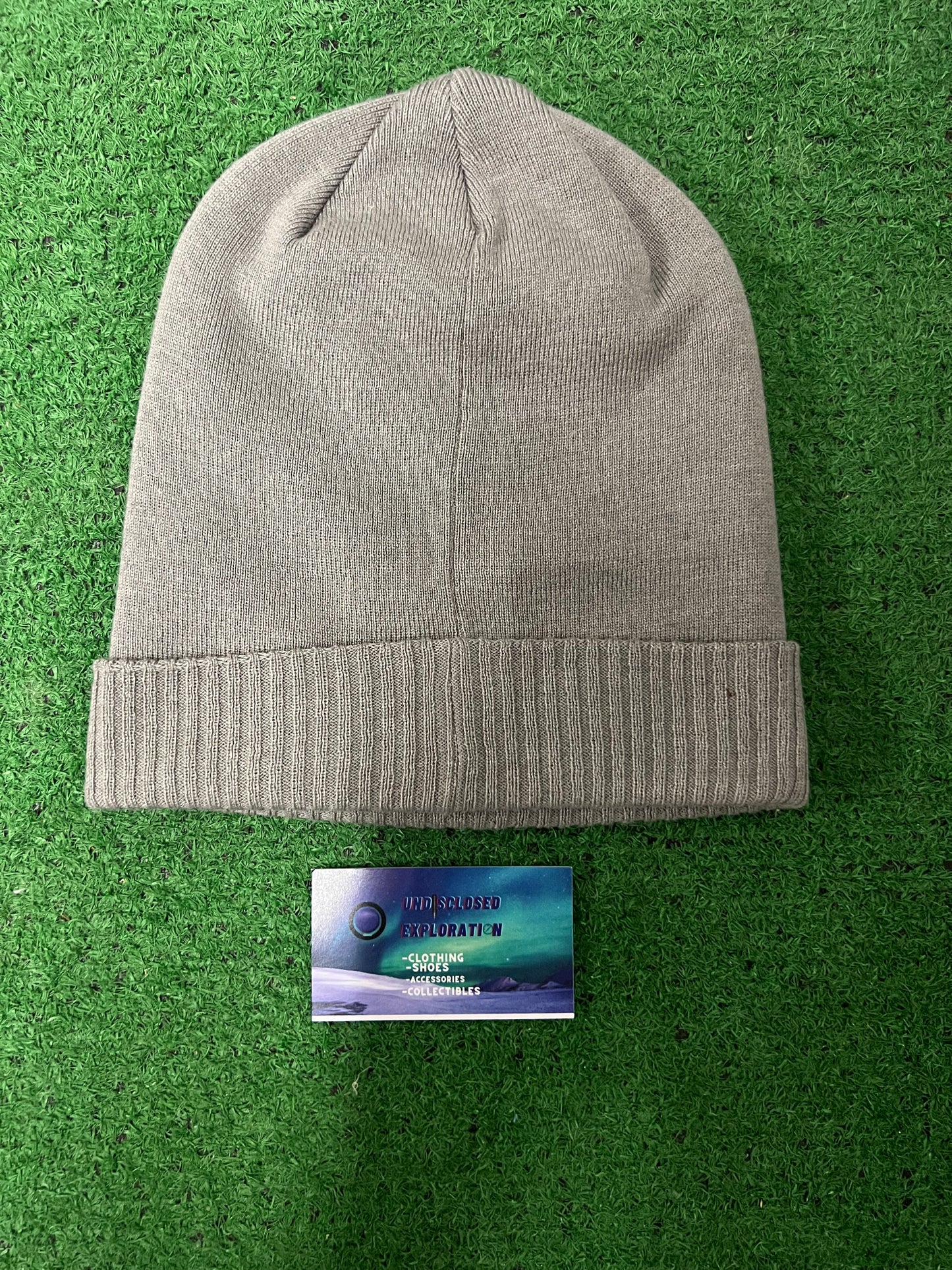 Nike grey cuff beanie