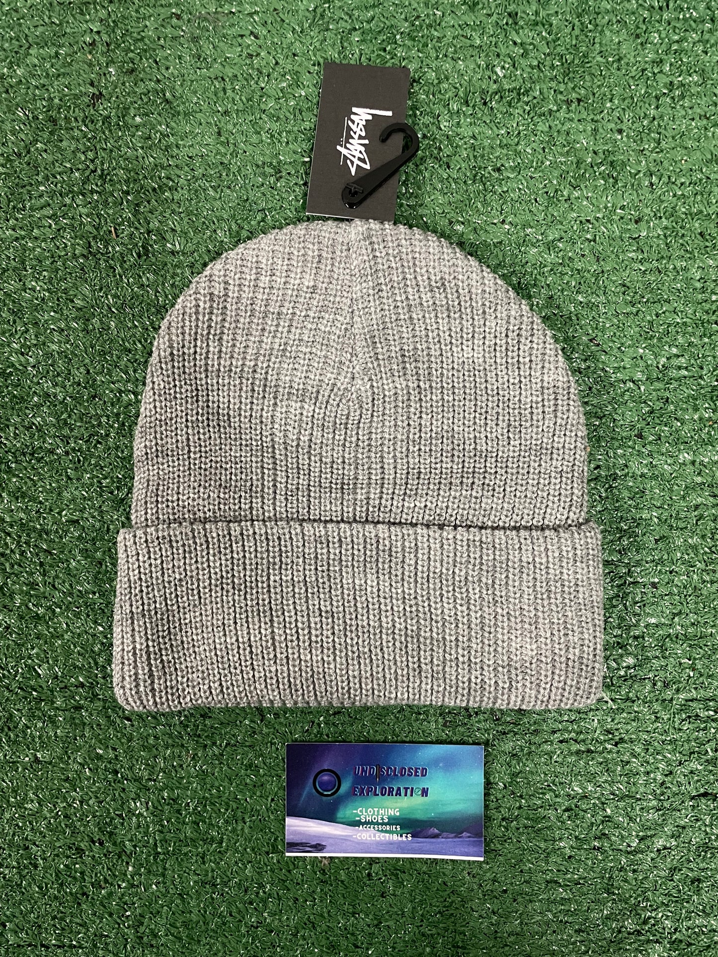 Stussy Grey cuff beanie