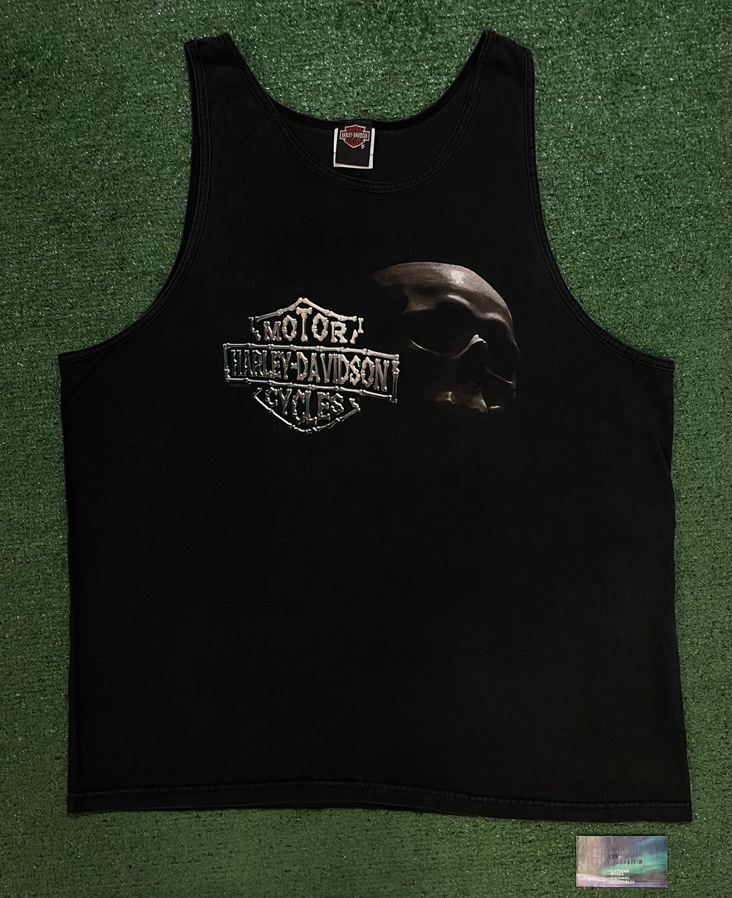 Vintage 1990s Harley Davidson skull tank top