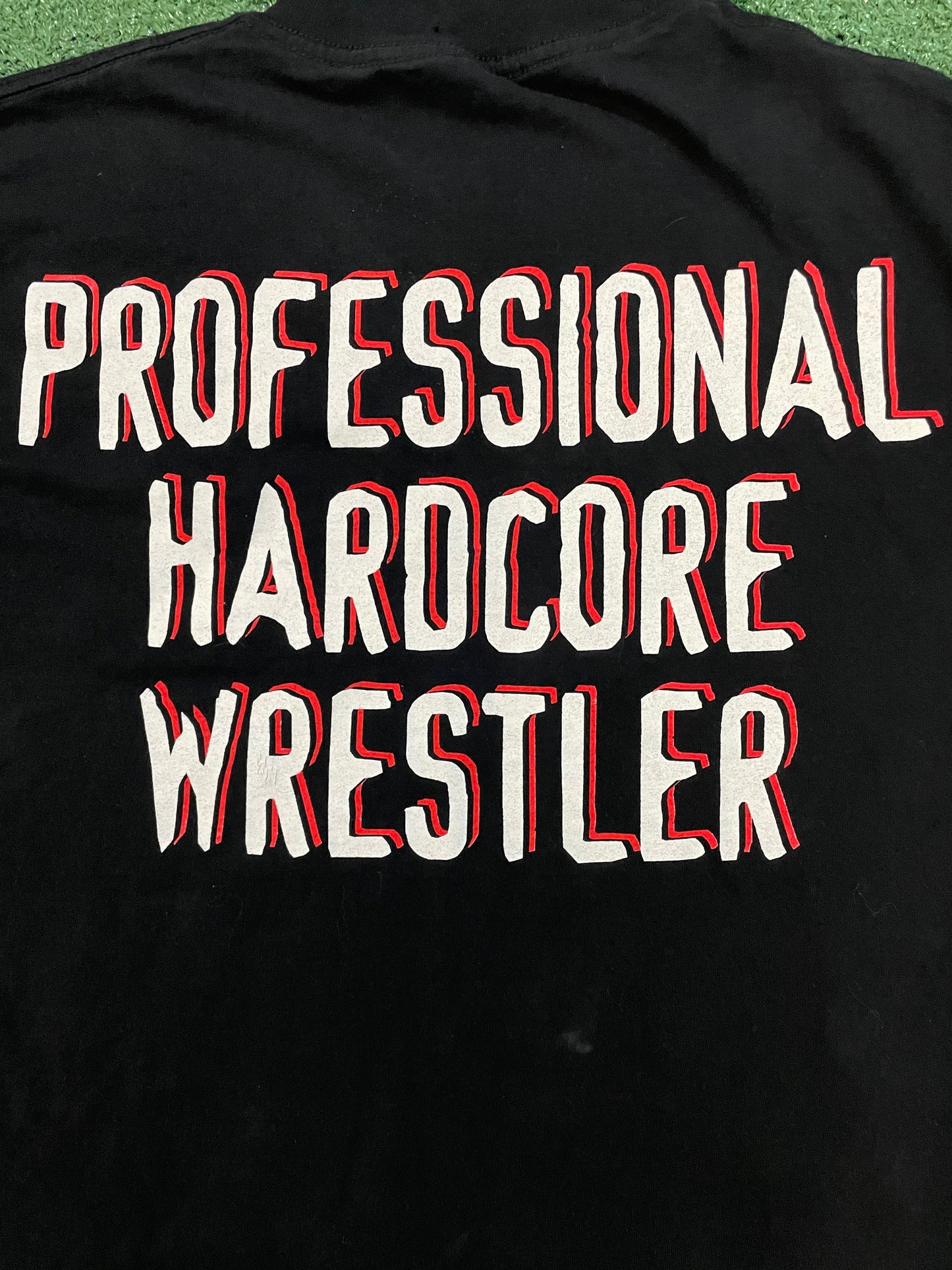 Vintage 1990 the rock professional hardcore wrestler WWF WWE tee