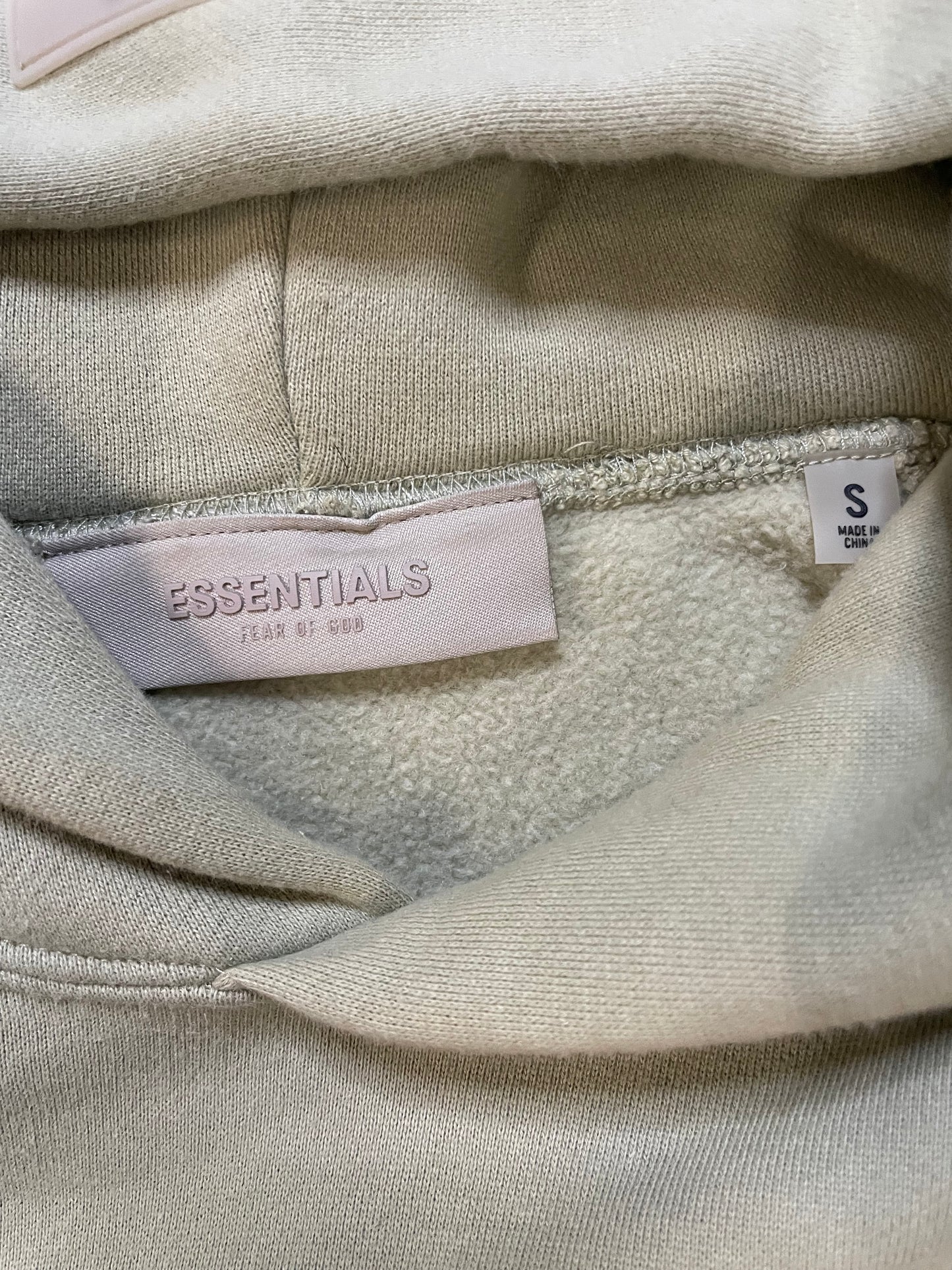 Fear of god Essentials seafoam hoodie
