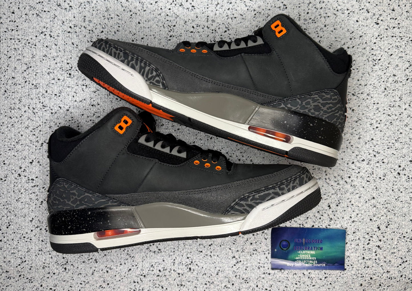 Jordan 3 Fear 9 Men/10.5 Women “Preowned”