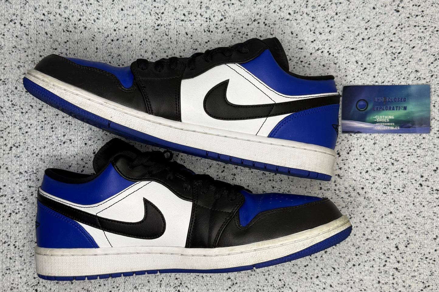 Jordan 1 Low Royal Toe 10.5 Men/12 Women “Preowned”