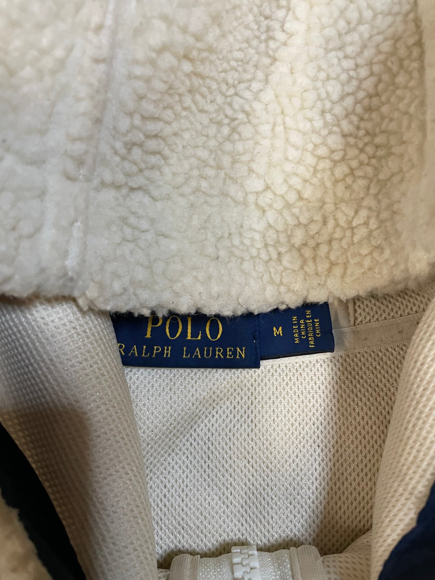 Polo Ralph Lauren fleece Sherpa Teddy hoodie