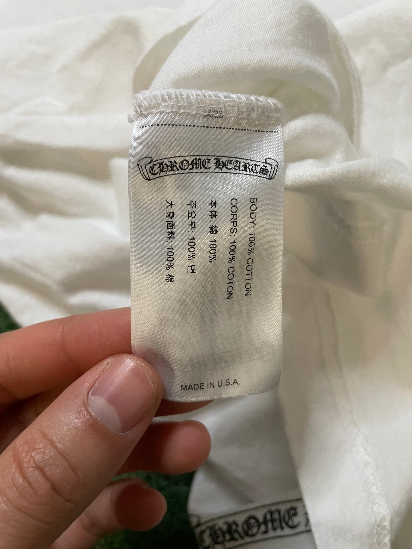 Chrome Hearts fuck you longsleeve tee