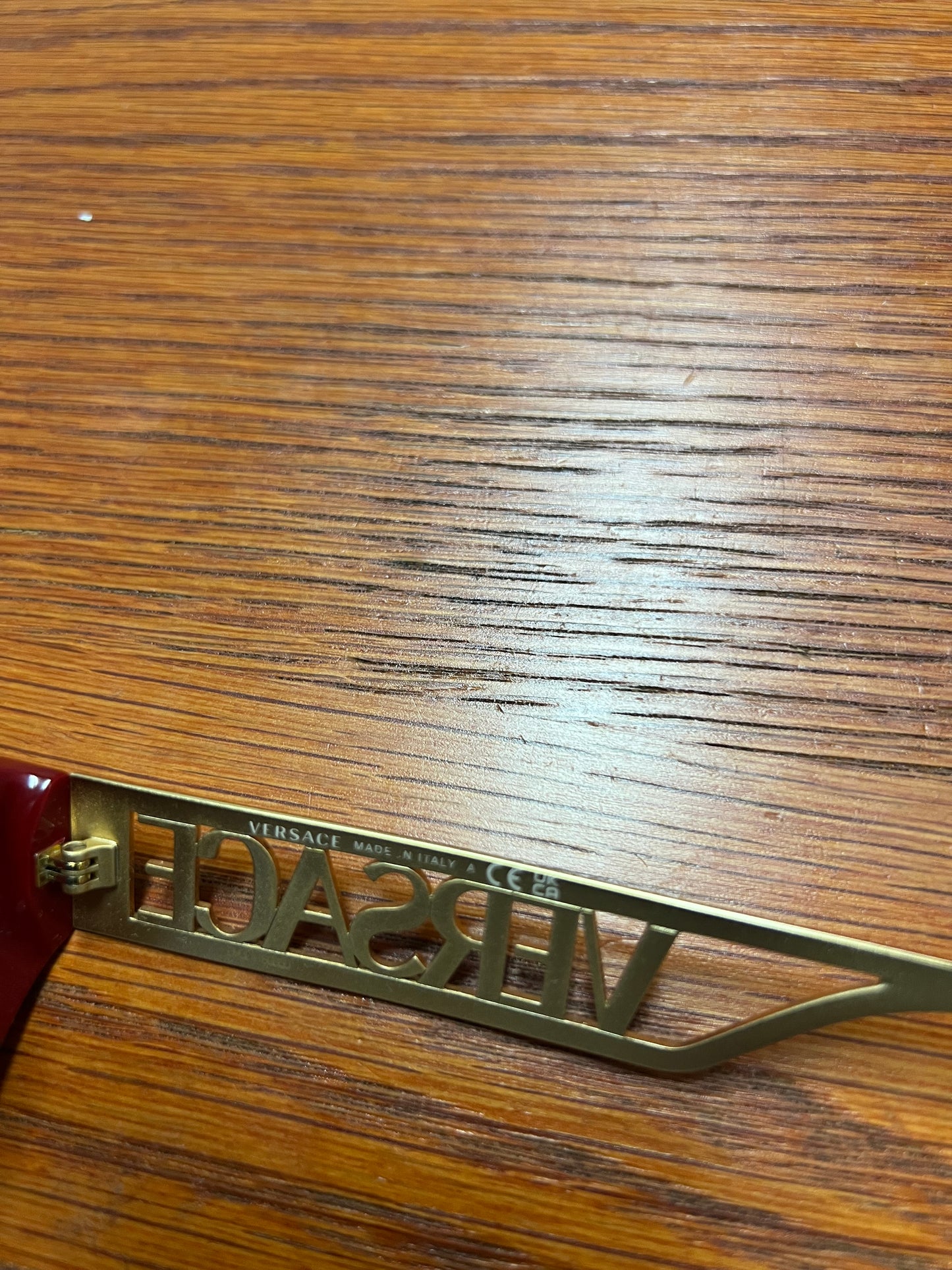 Versace red and gold sunglasses MOD 4432