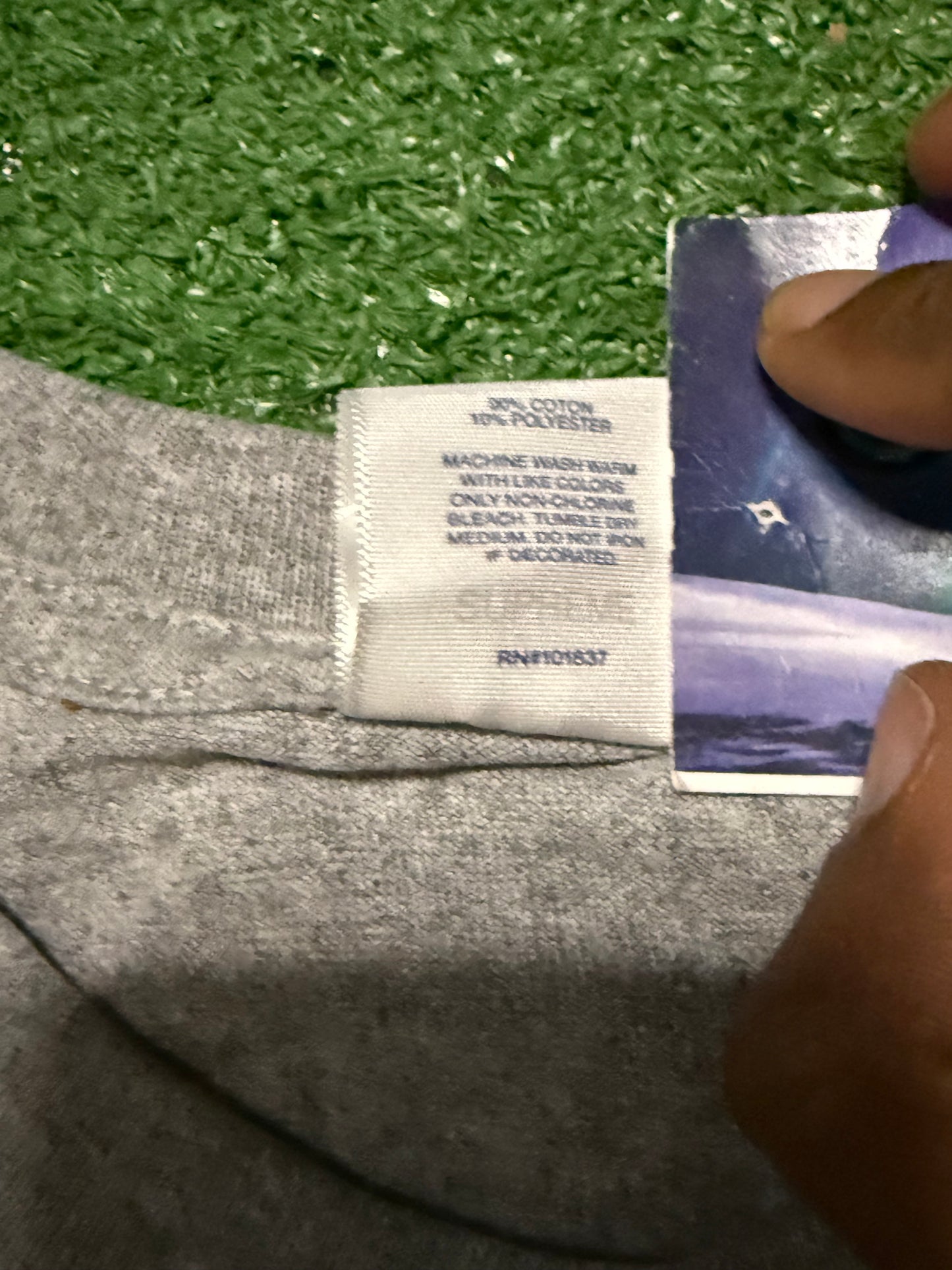 Supreme Emilio Pucci Box Logo Tee Heather Grey Blue