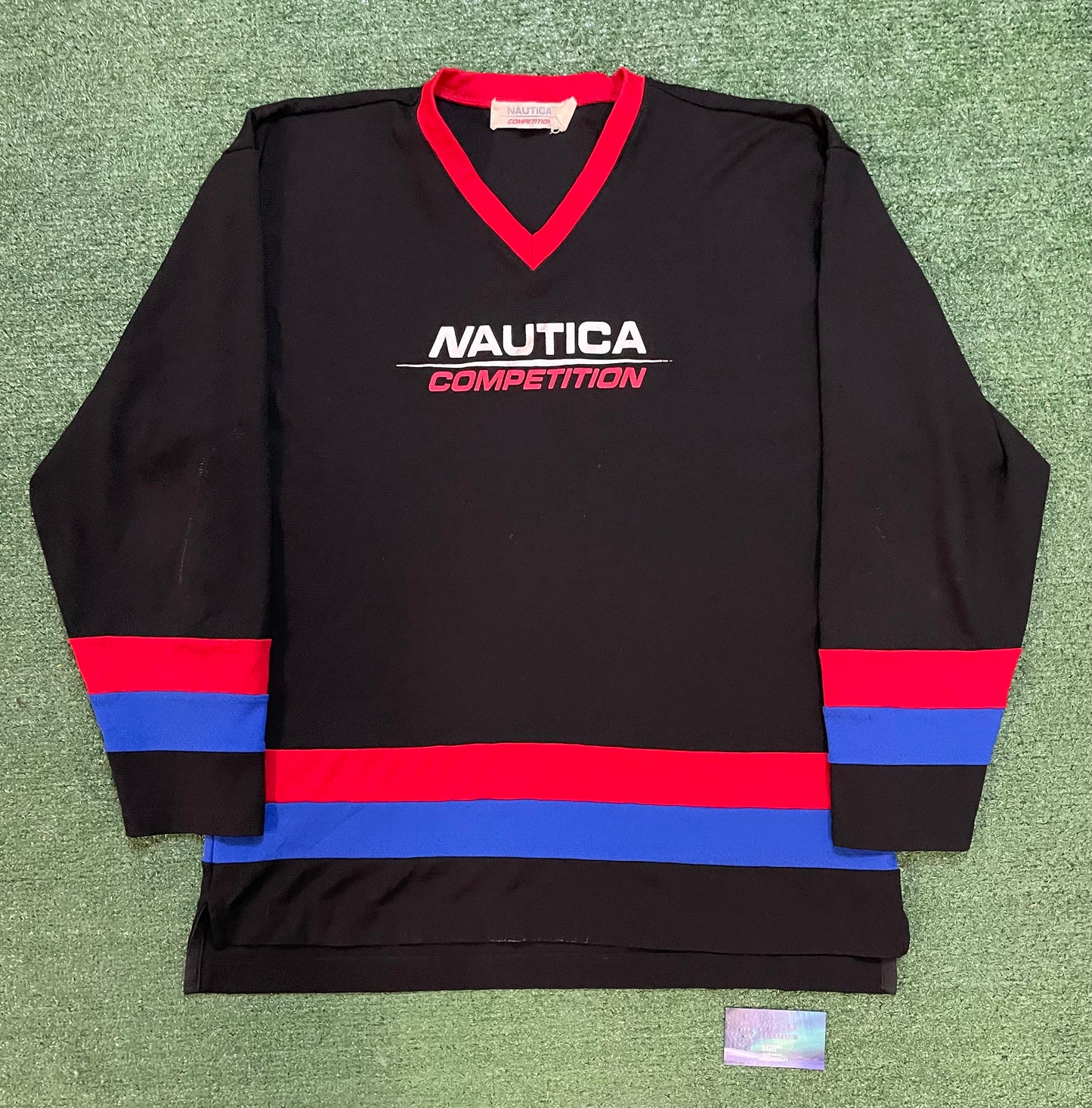 Vintage 1990s Nautica Competition hockey jersey