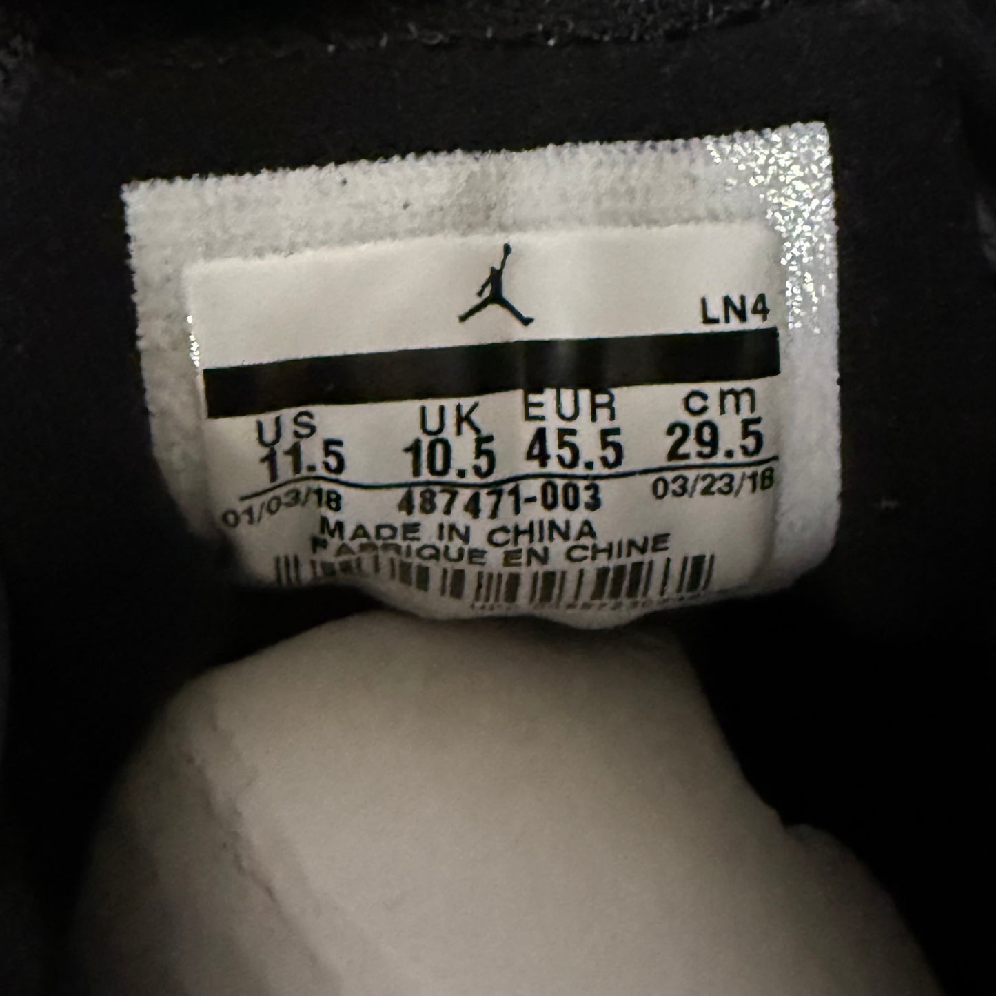 Jordan 14 Last Shot 11.5 Men/13 Women “Preowned”