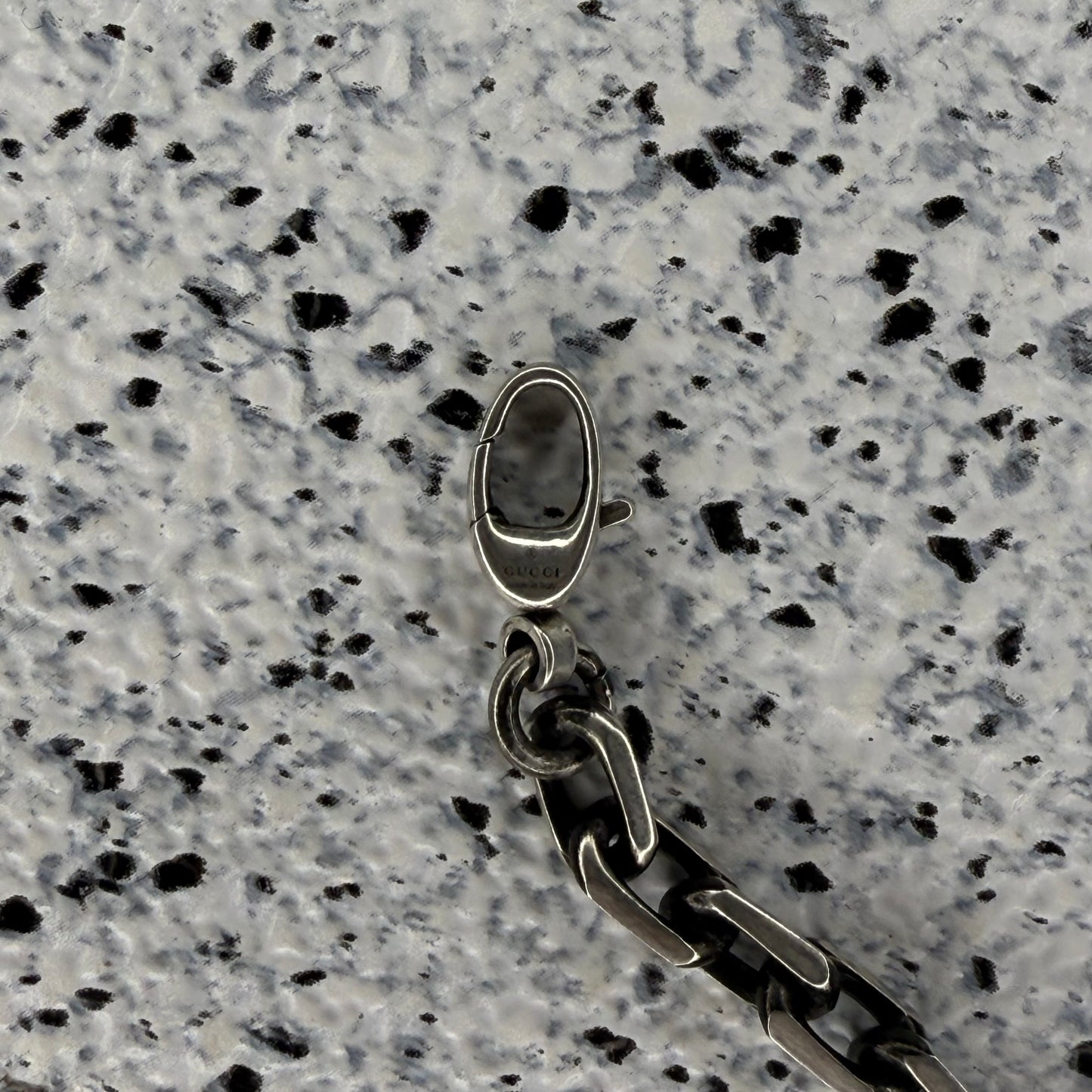 Gucci Silver G Interlocking Necklace