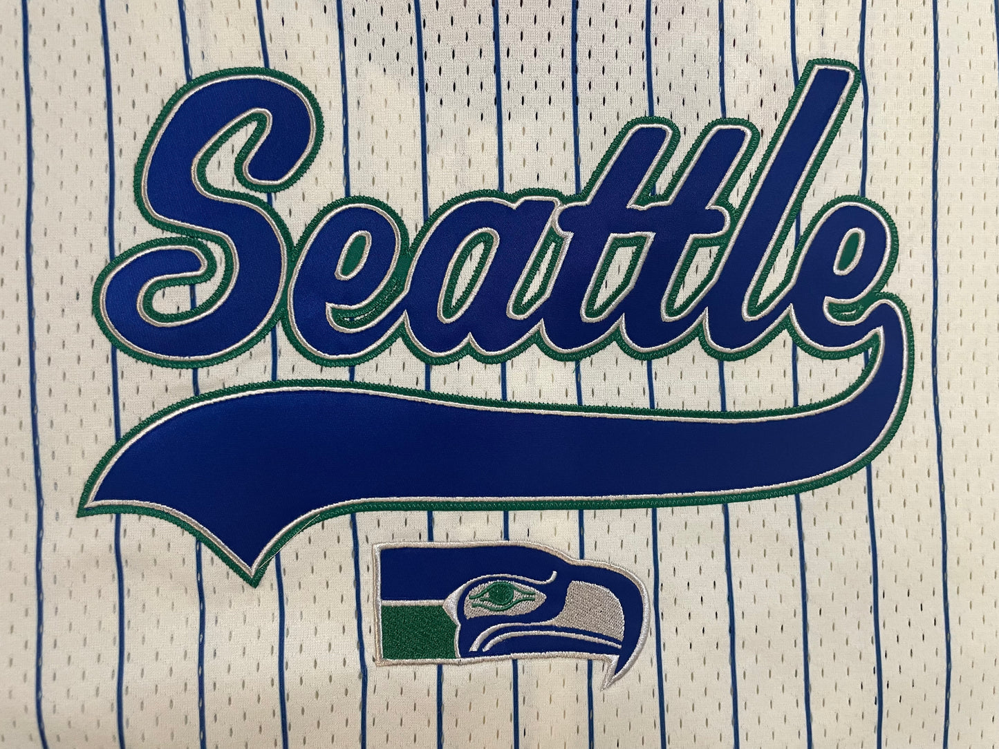 Seattle Seahawks Mitchell and ness baseball jersey