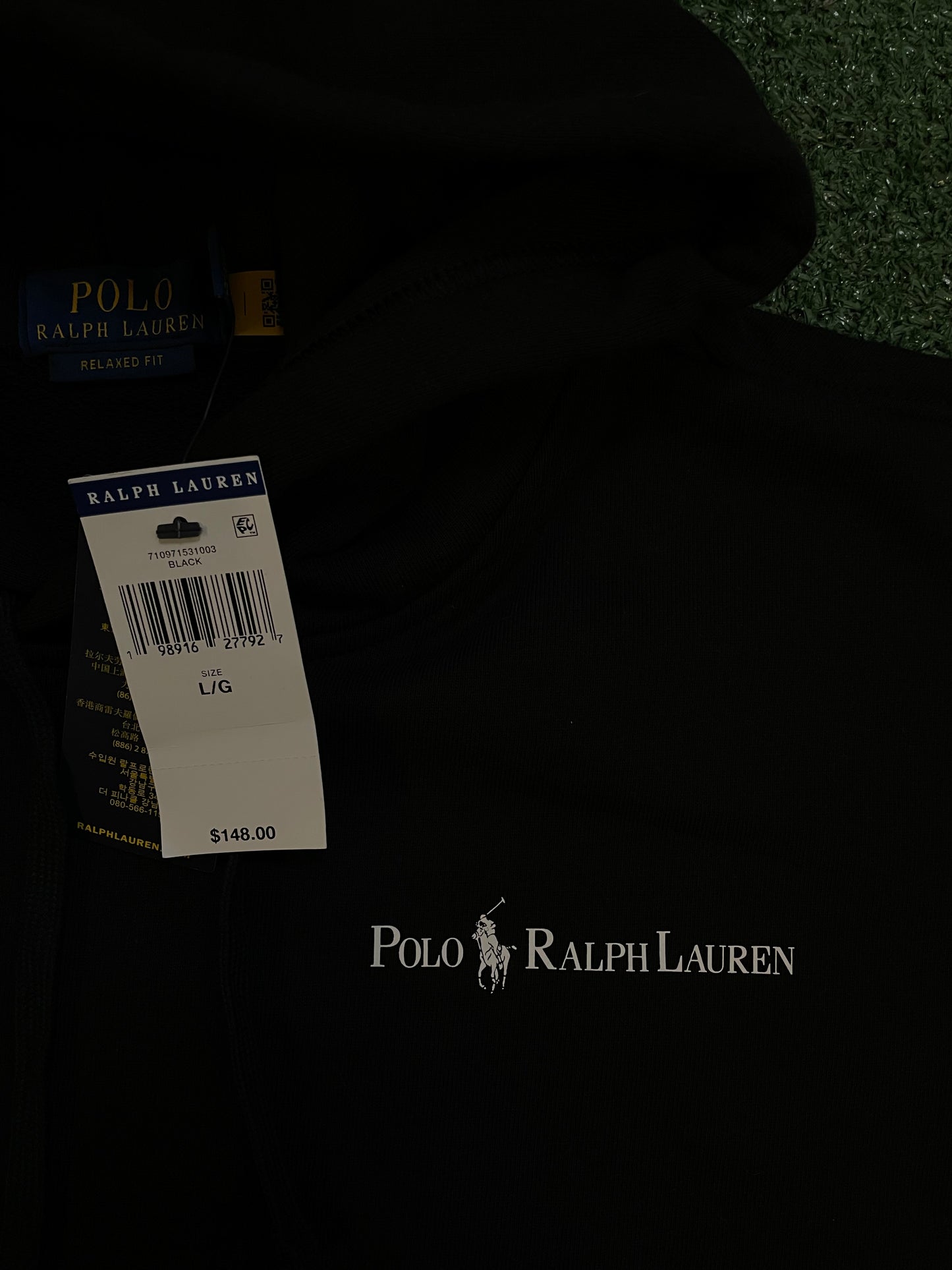 Polo Ralph Lauren black hoodie