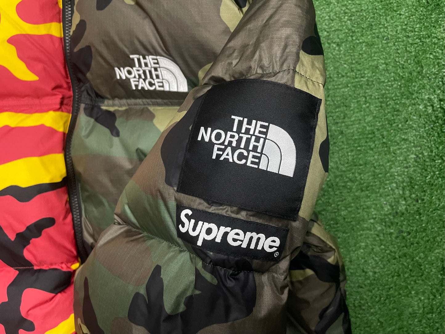 Supreme The North Face Split Nuptse Camo