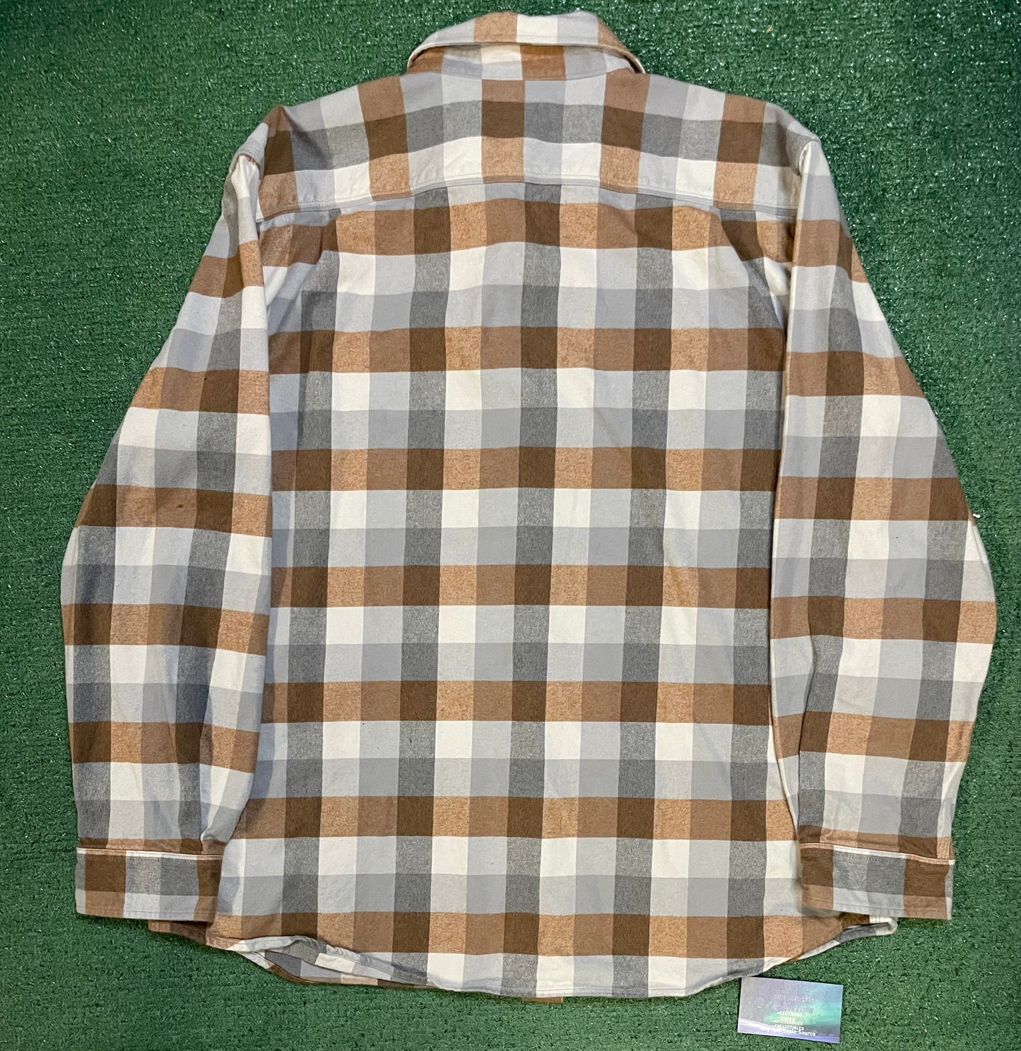 Carhartt grey and brown flannel
