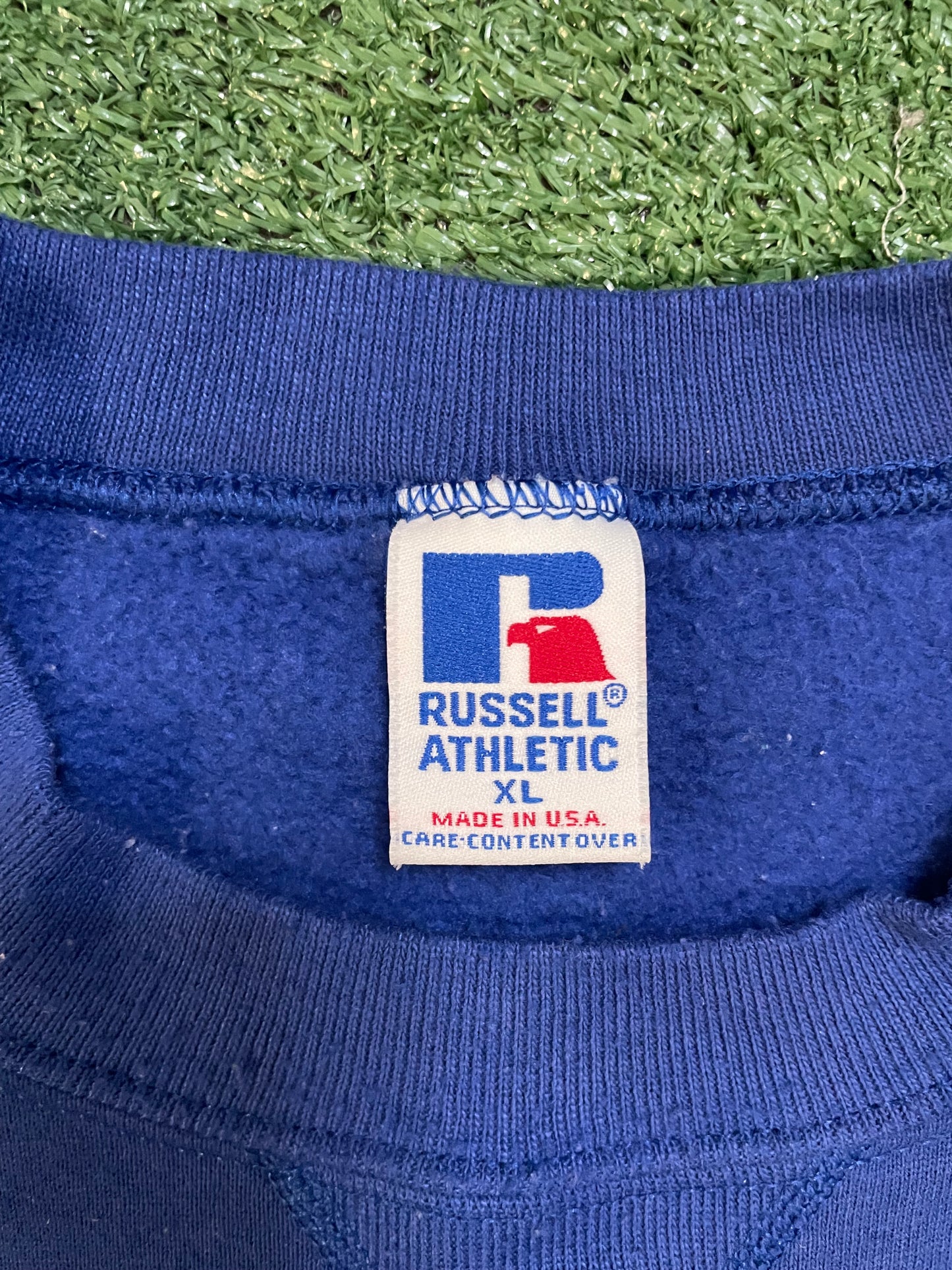 Vintage 1990s Russell royal blue essential crewneck