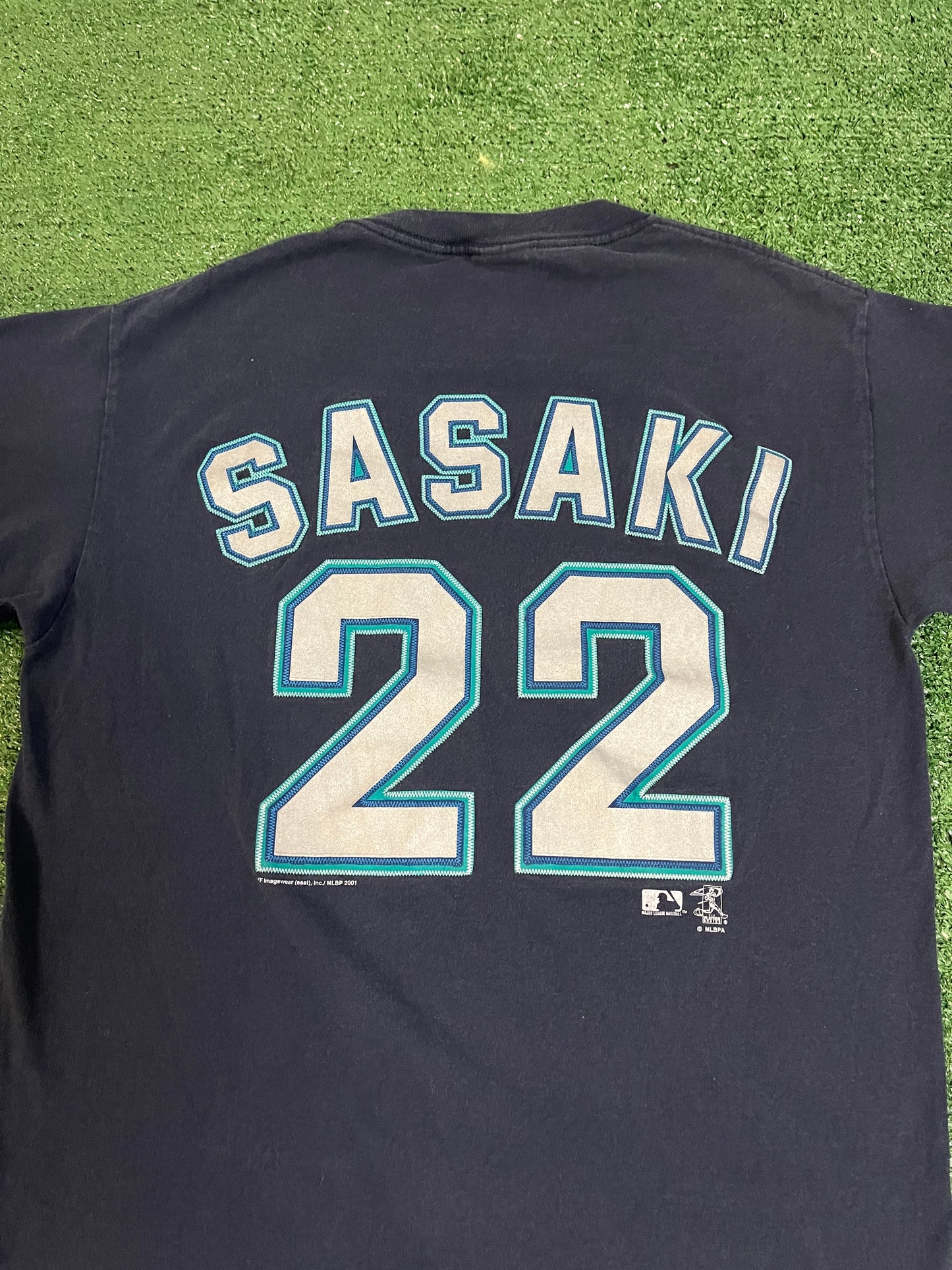 Vintage 2001 Seattle mariners Kazuhiro Sasaki #22 tee