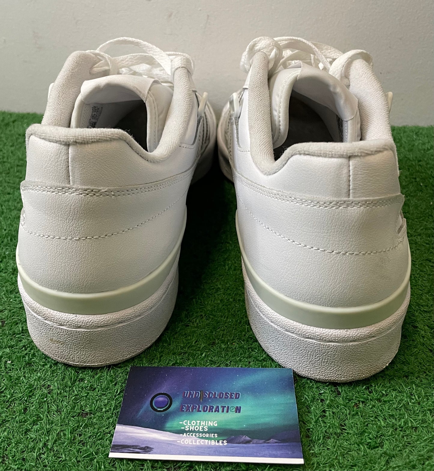 Adidas forum low triple white size 14men/15.5women