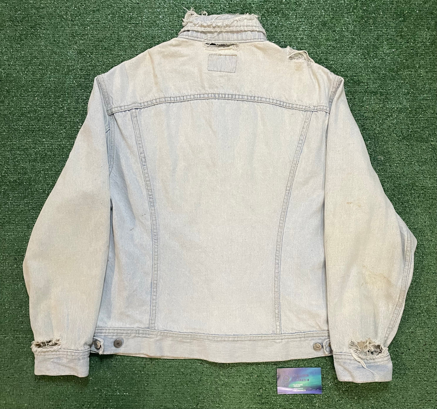 Vintage 1990s light wash Denim Jean jacket